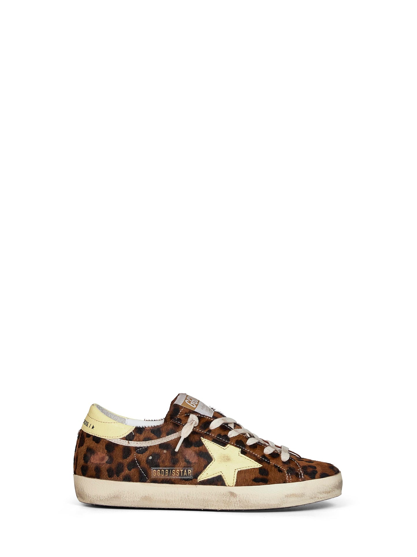 Golden Goose Women Leopard-Print Pony Skin Super-Star Sneakers GOLDEN GOOSE