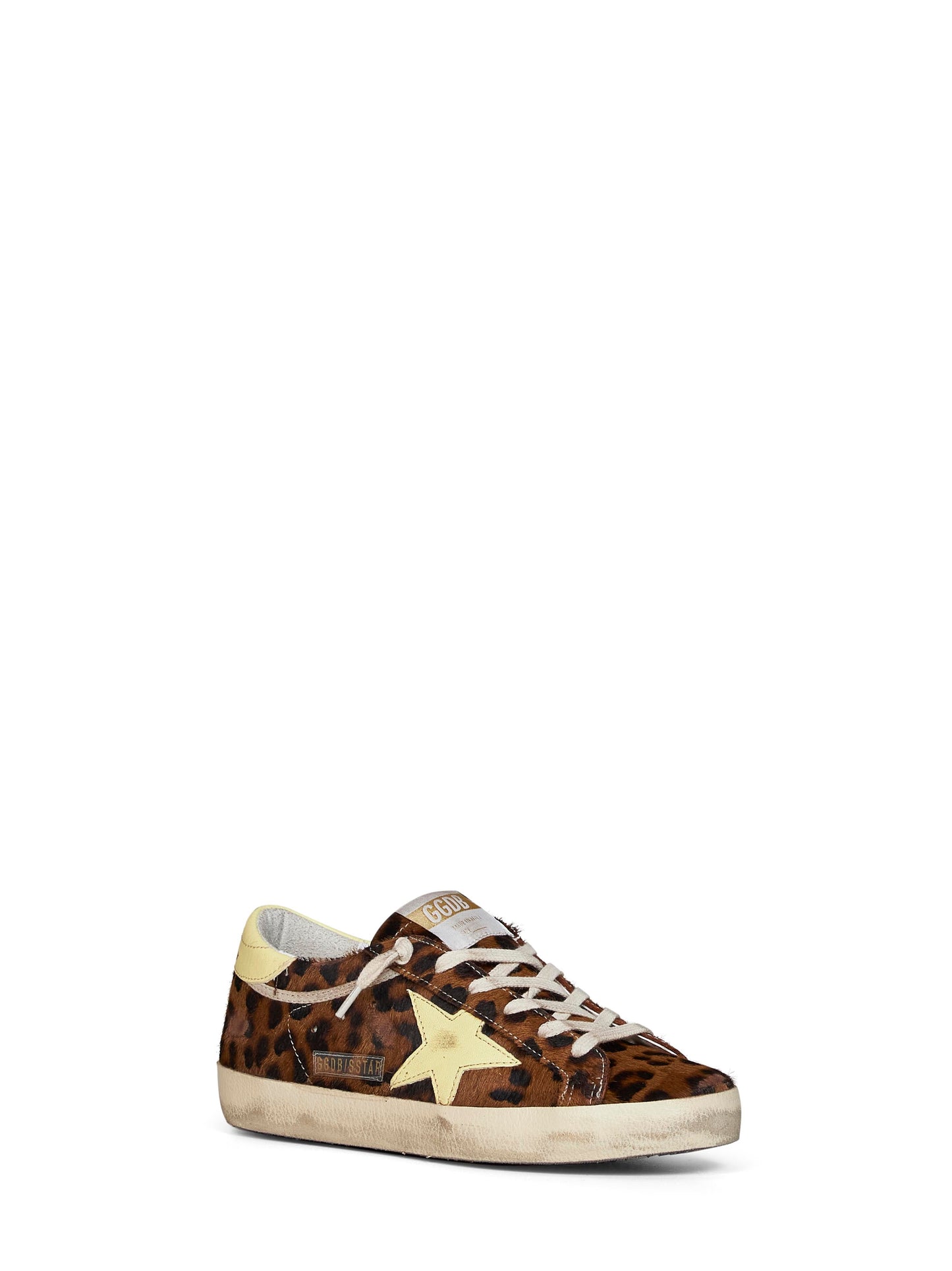 Golden Goose Women Leopard-Print Pony Skin Super-Star Sneakers GOLDEN GOOSE