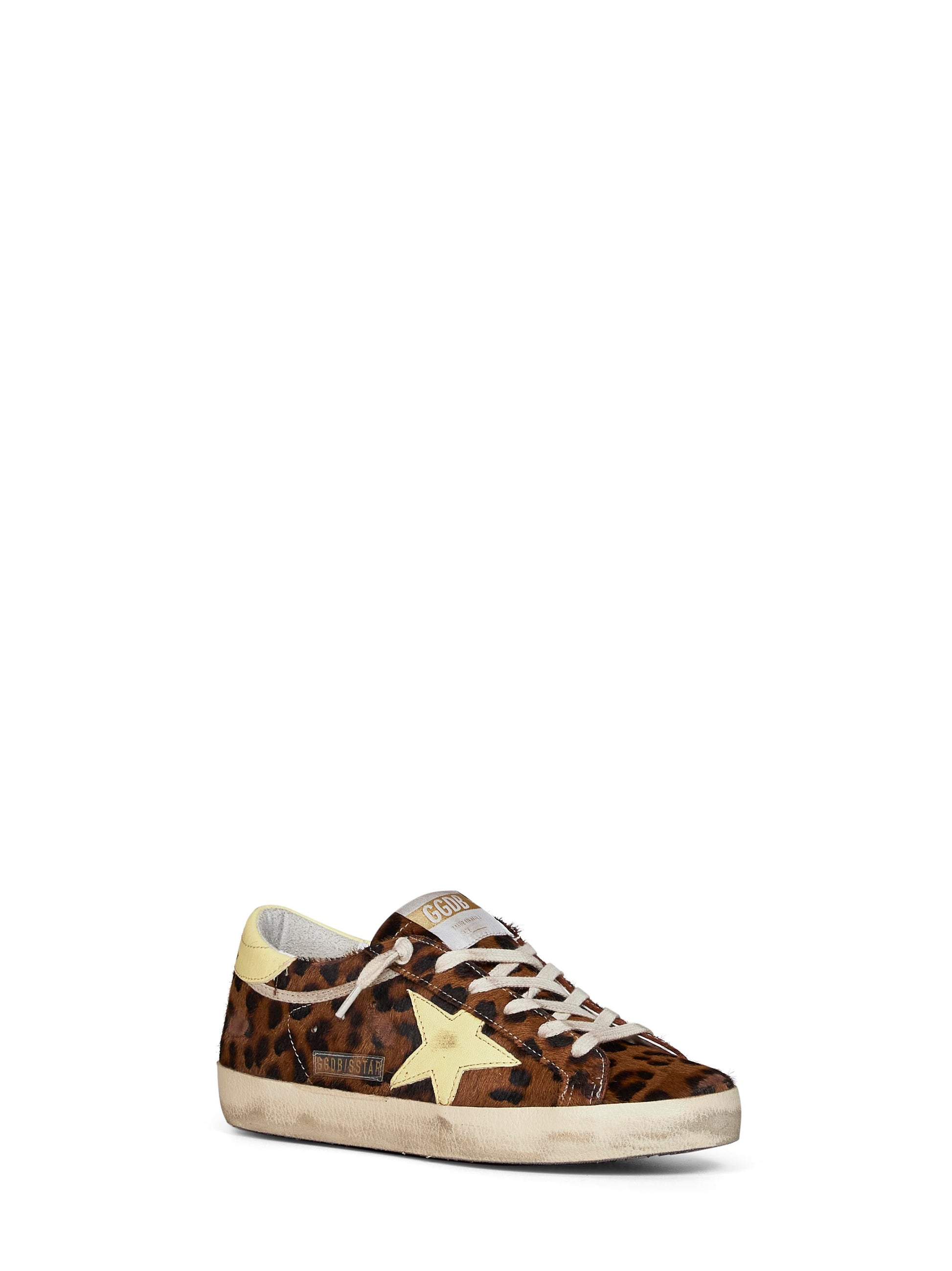 Golden Goose Women Leopard-Print Pony Skin Super-Star Sneakers GOLDEN GOOSE