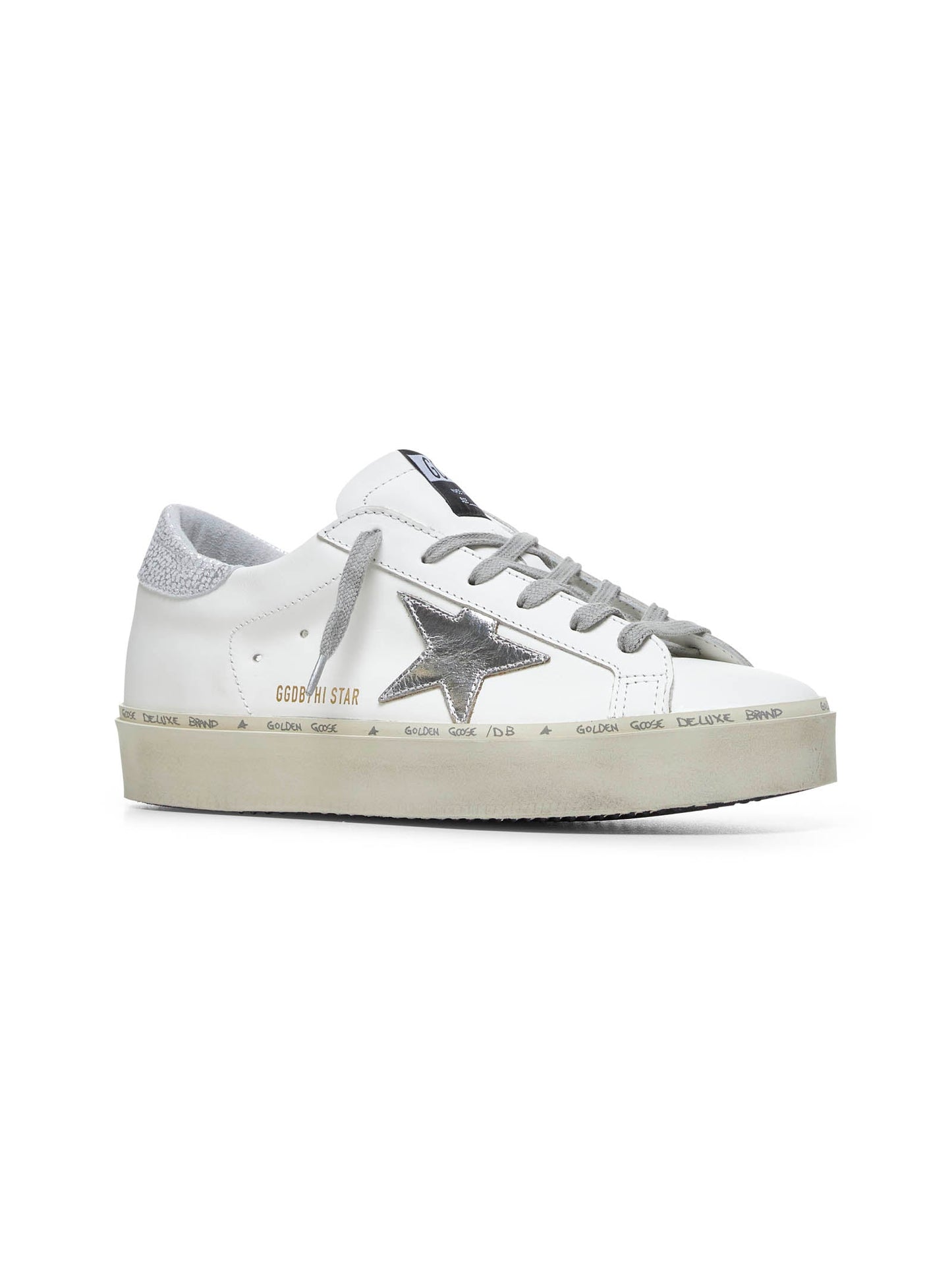 Golden Goose Women White Hi Star Sneakers GOLDEN GOOSE