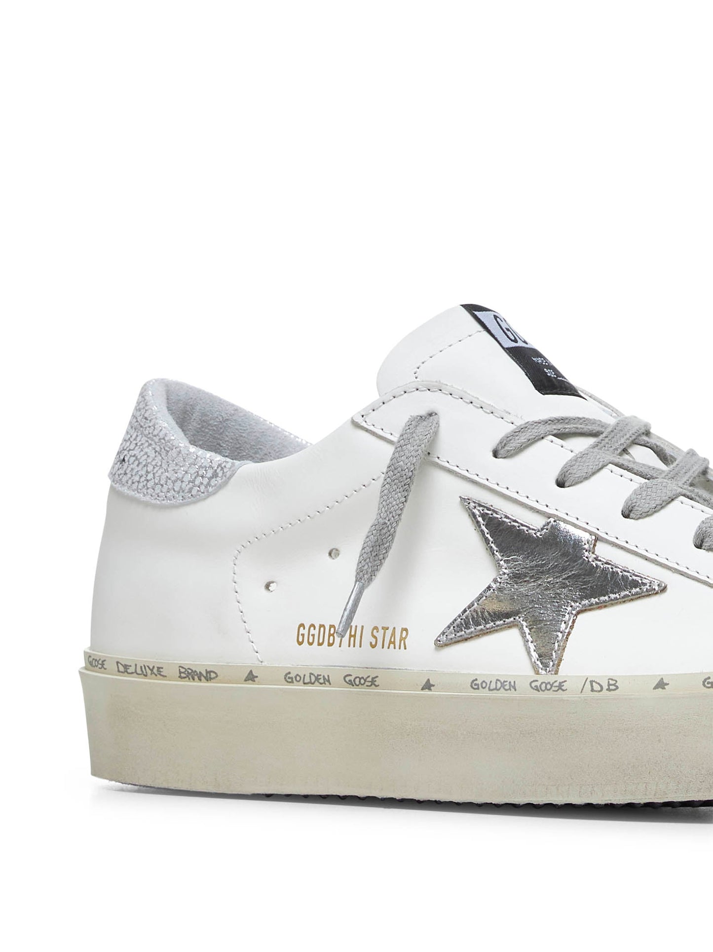 Golden Goose Women White Hi Star Sneakers GOLDEN GOOSE
