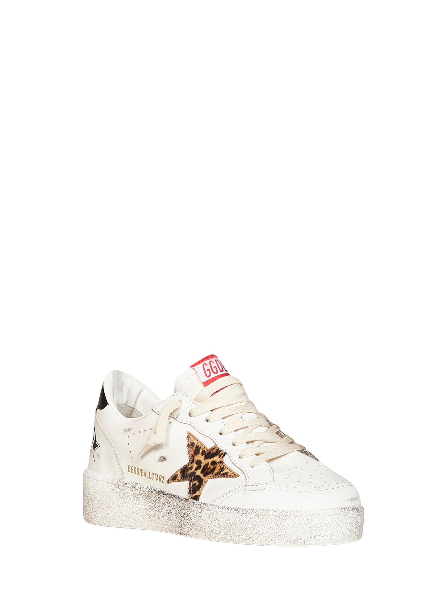 Golden Goose Women White Leather Ball Star Sneakers GOLDEN GOOSE
