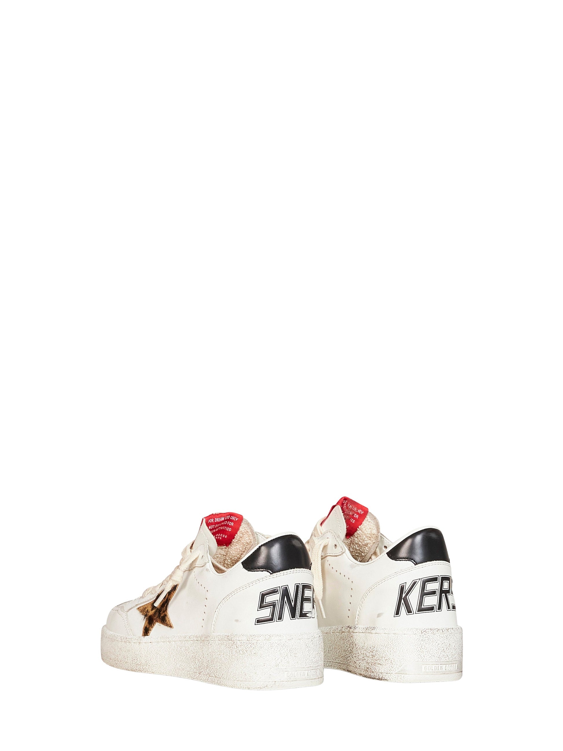 Golden Goose Women White Leather Ball Star Sneakers GOLDEN GOOSE