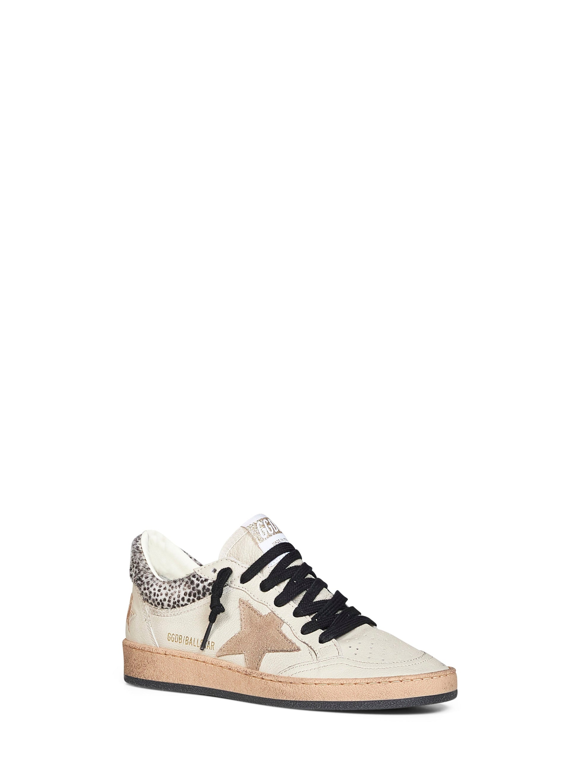 Golden Goose Women Cream Nappa Leather Ball Star Sneakers GOLDEN GOOSE