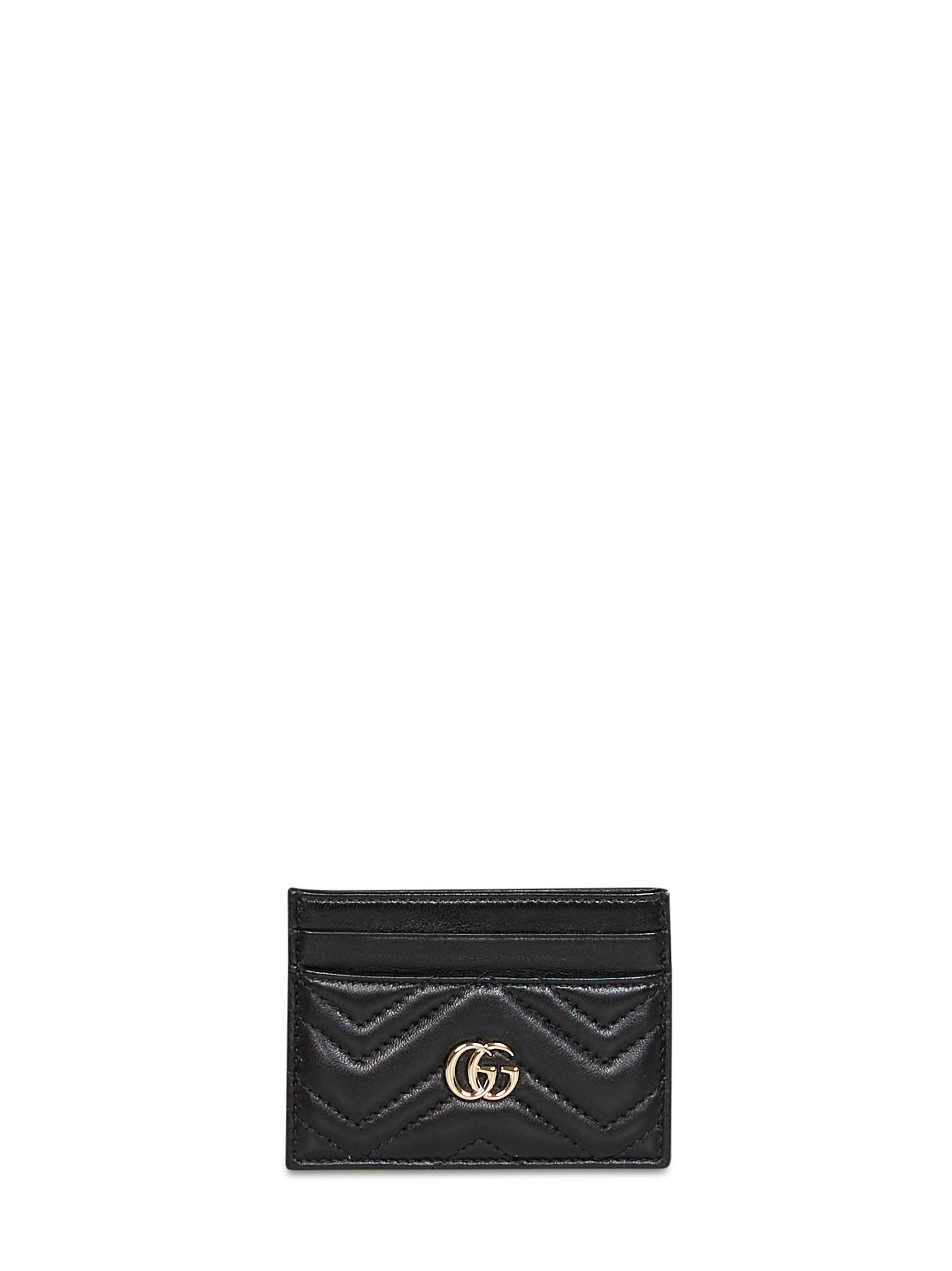 Gucci Women Black Gg Marmont Card Holder GUCCI
