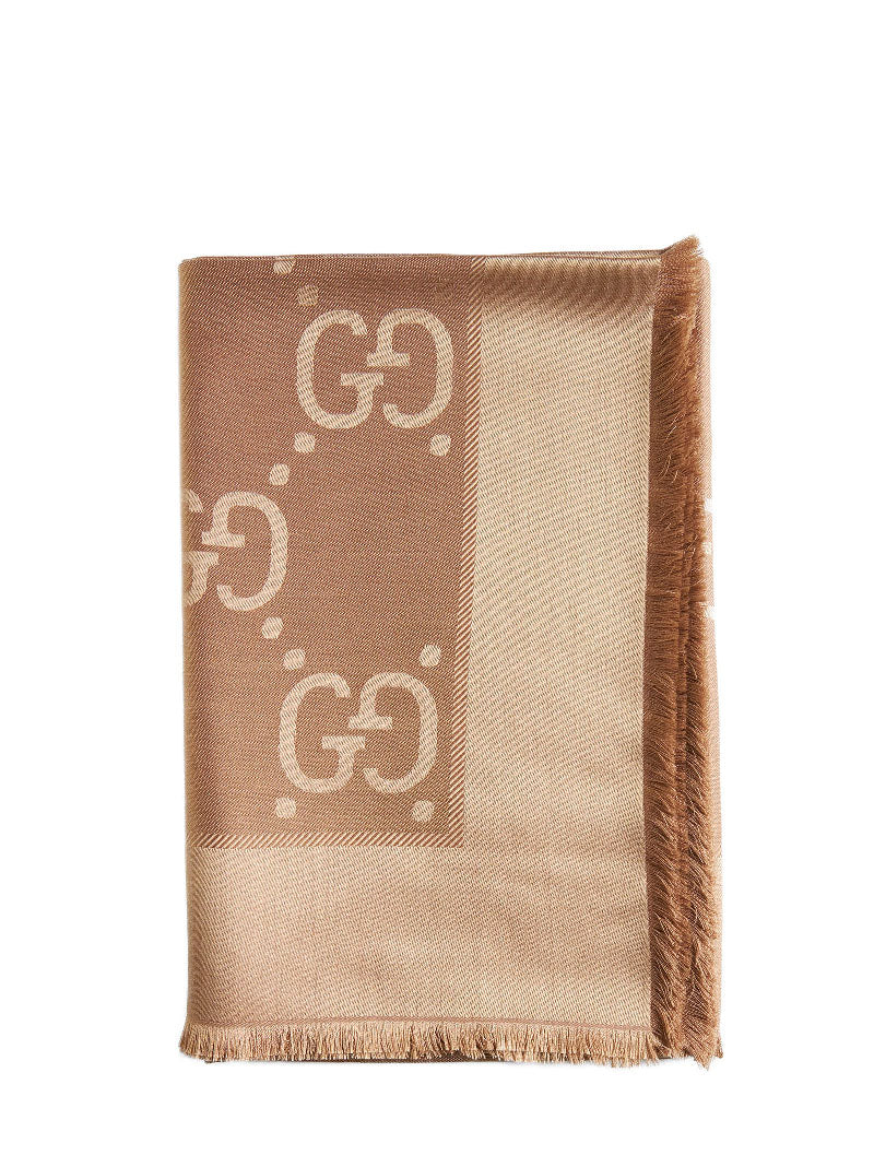 Gucci Women Gucci Silk Jacquard Scarf GUCCI