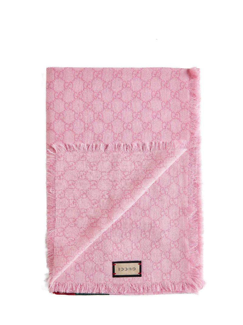 Gucci Men Gg Wool Scarf GUCCI