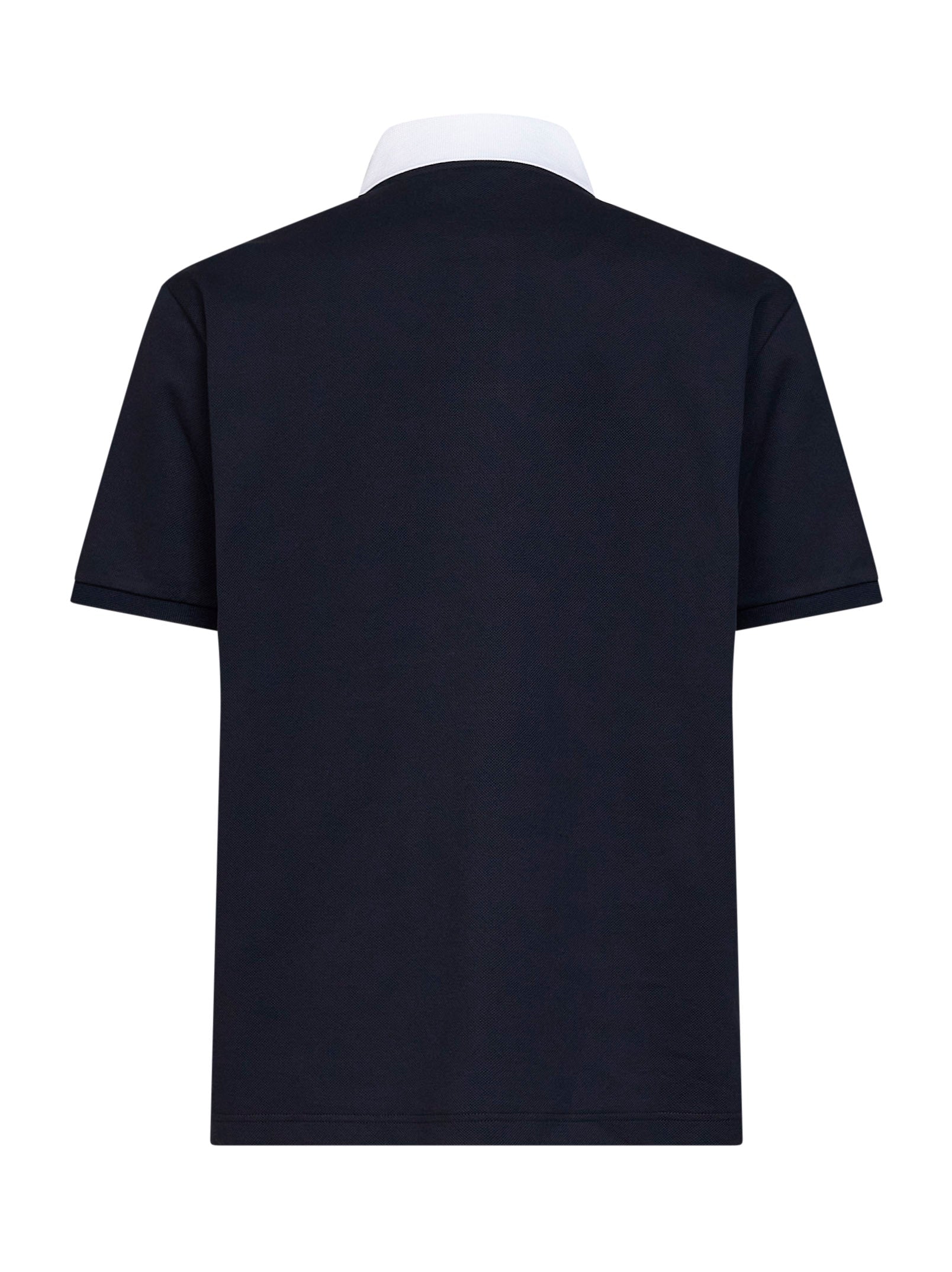 Gucci Men Blue Stretch Cotton Pique Polo Shirt GUCCI