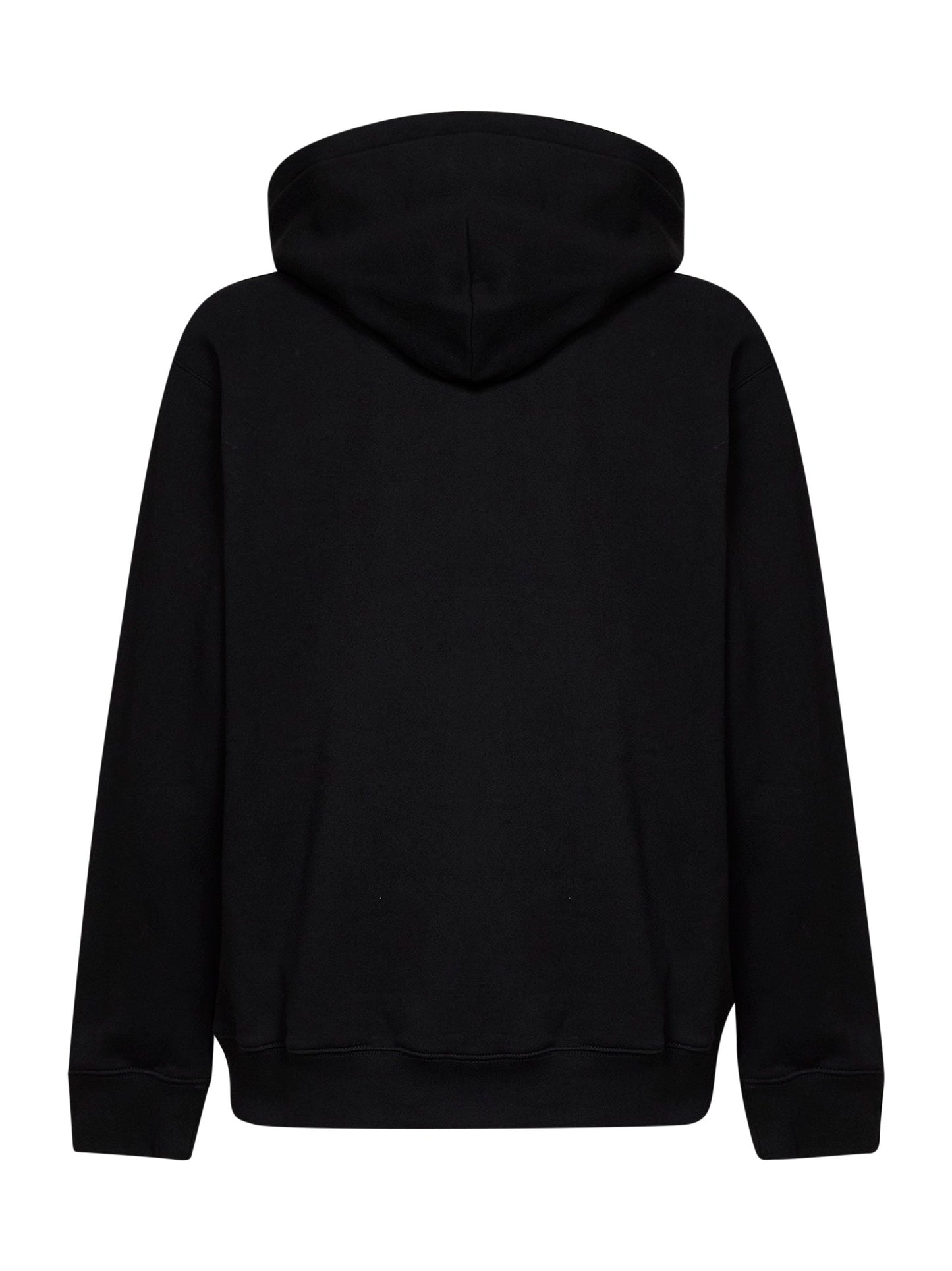 Gucci Men Black Cotton Jersey Printed Hoodie GUCCI