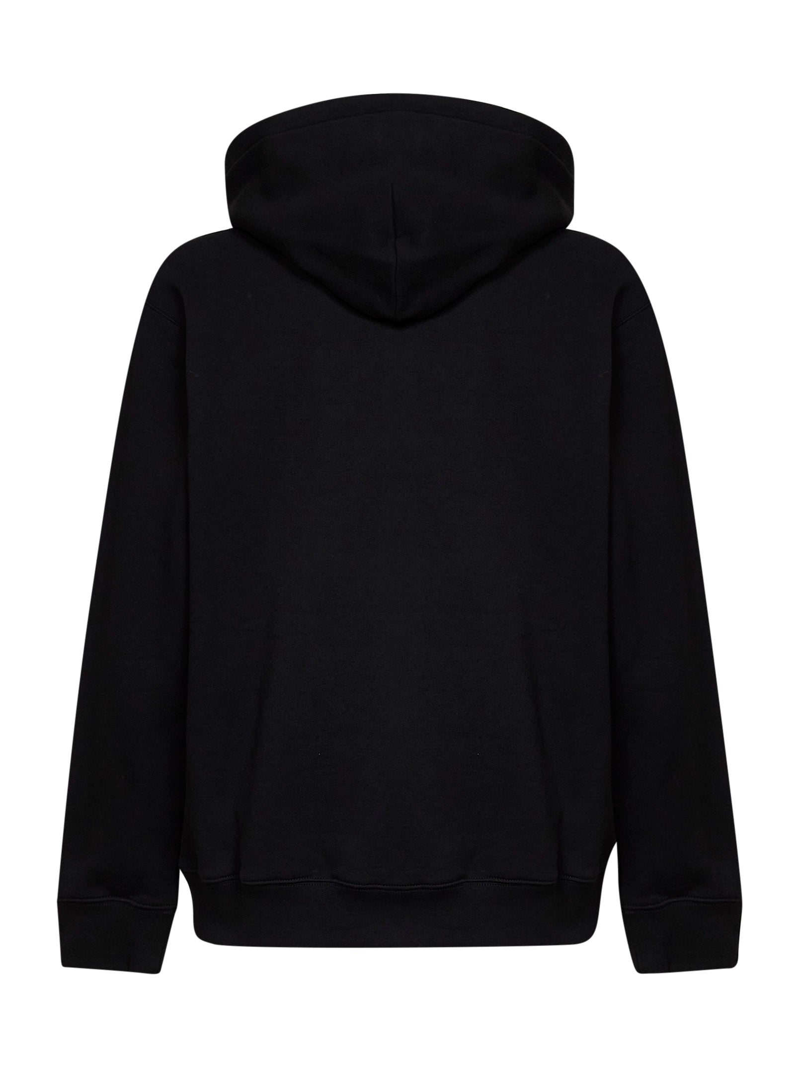 Gucci Men Black Cotton Jersey Printed Hoodie GUCCI