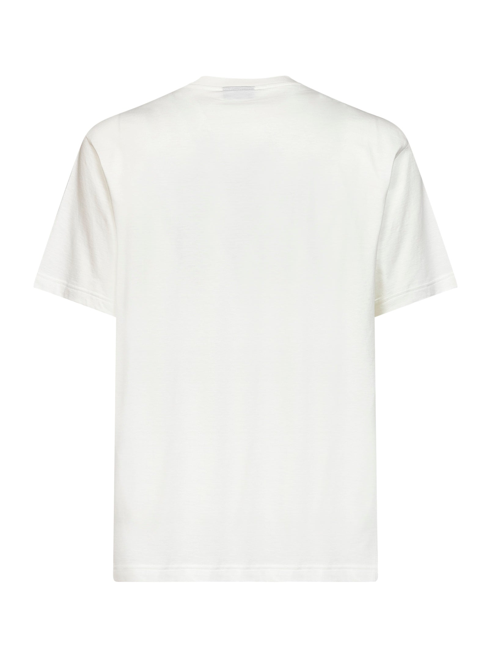 Gucci Men Chalk Printed Silk Blend Jersey T-Shirt GUCCI