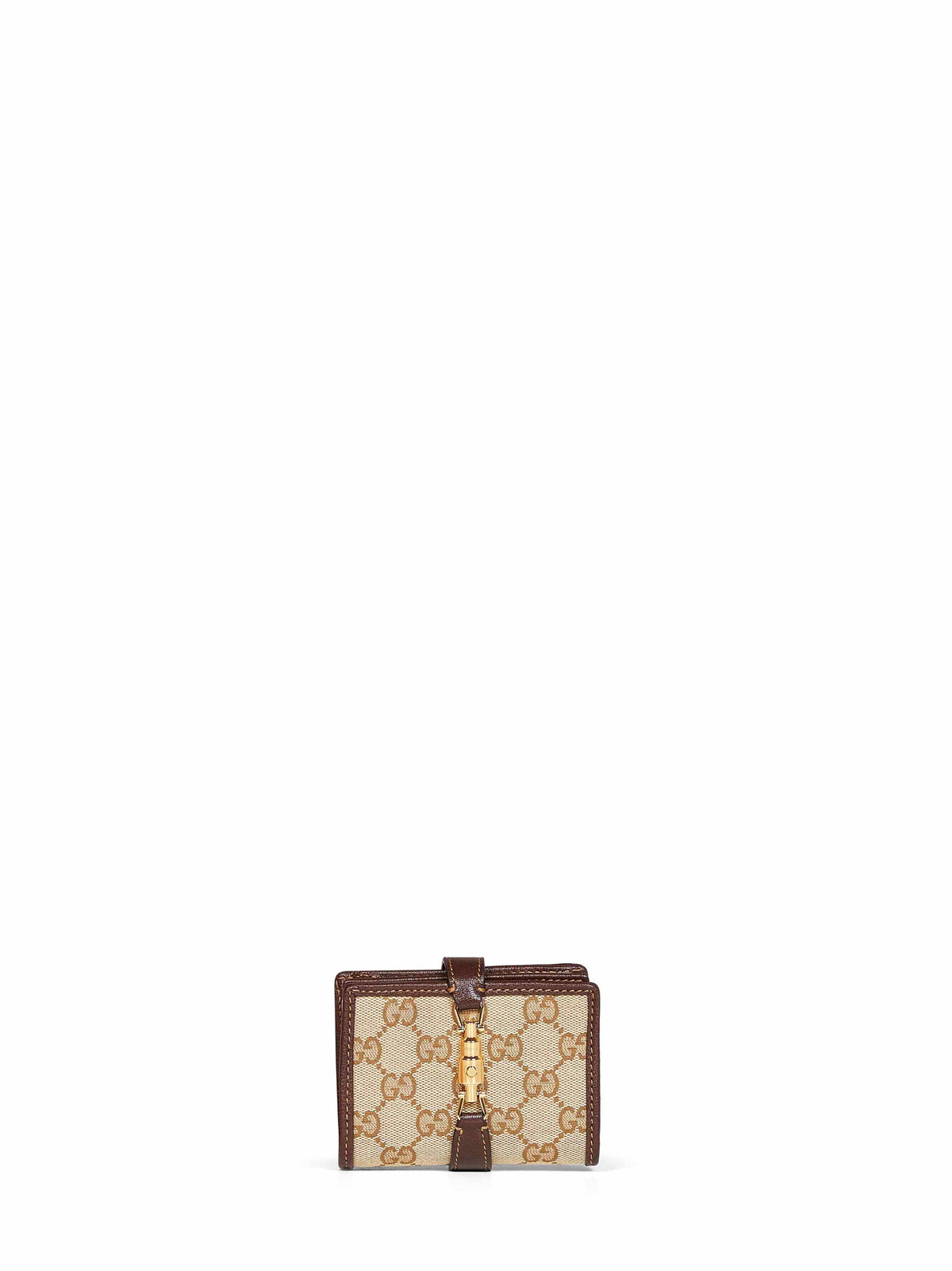Gucci Women Beige Gucci Jackie Medium Wallet<Br/> GUCCI