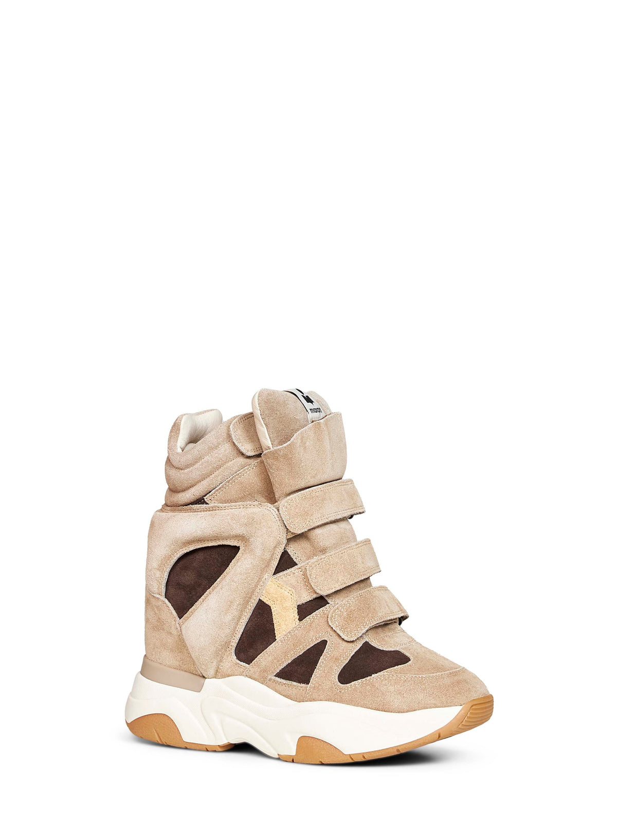 Isabel Marant Women Sand Brown Suede Balskee Sneakers ISABEL MARANT