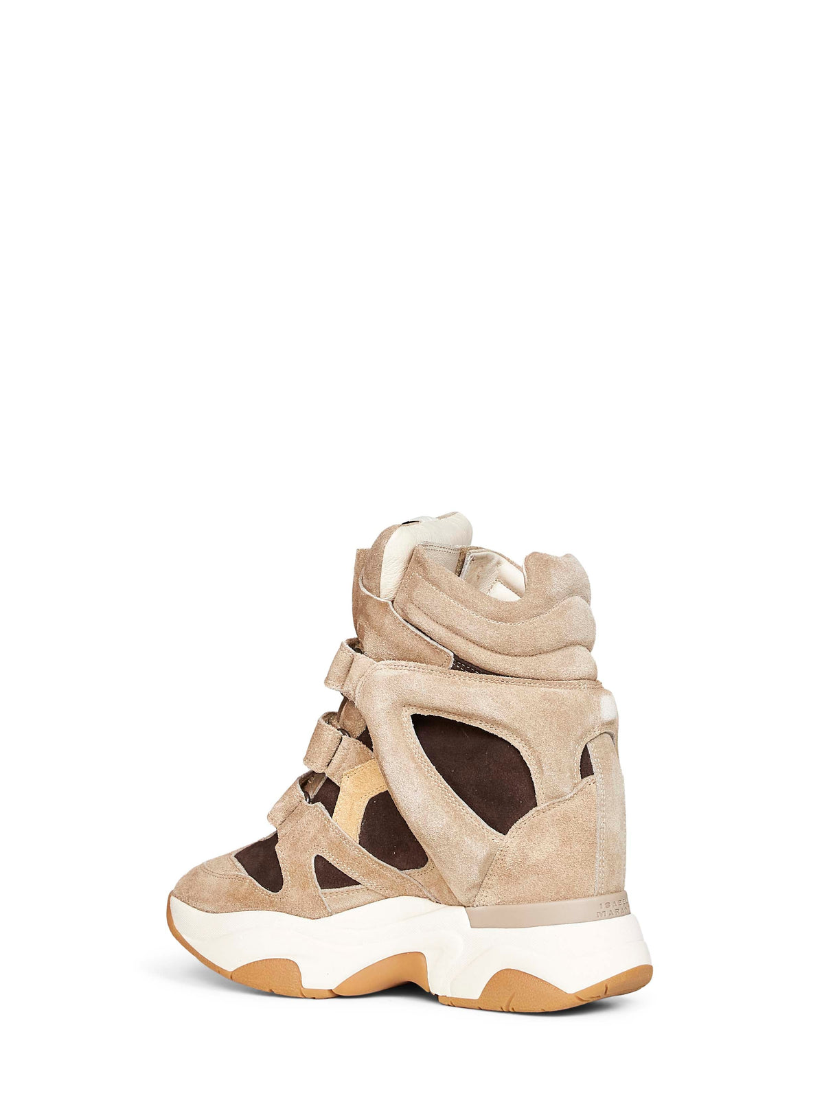 Isabel Marant Women Sand Brown Suede Balskee Sneakers ISABEL MARANT
