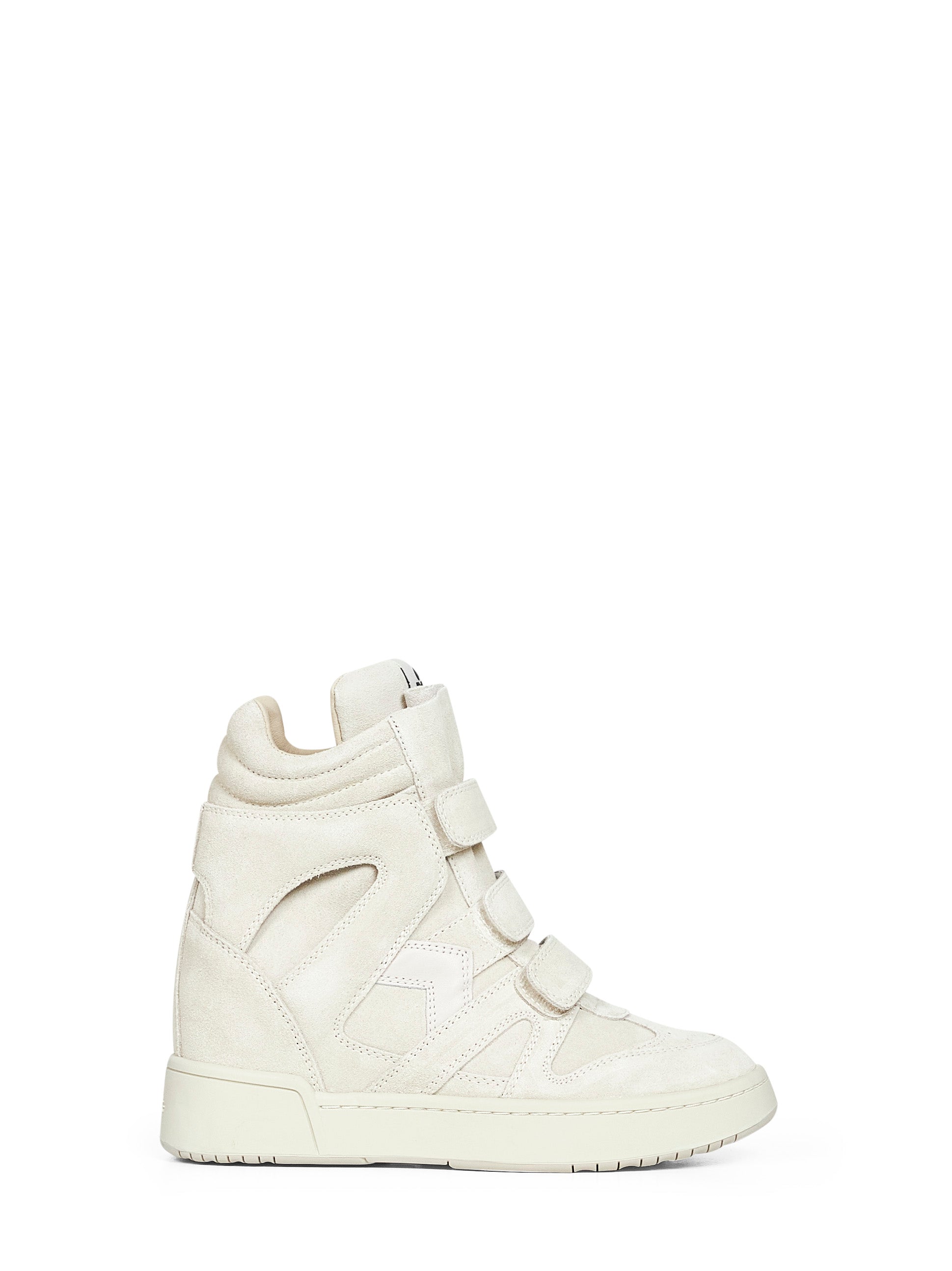 Isabel Marant Women Ecru Suede Im3 High-Top Sneakers ISABEL MARANT