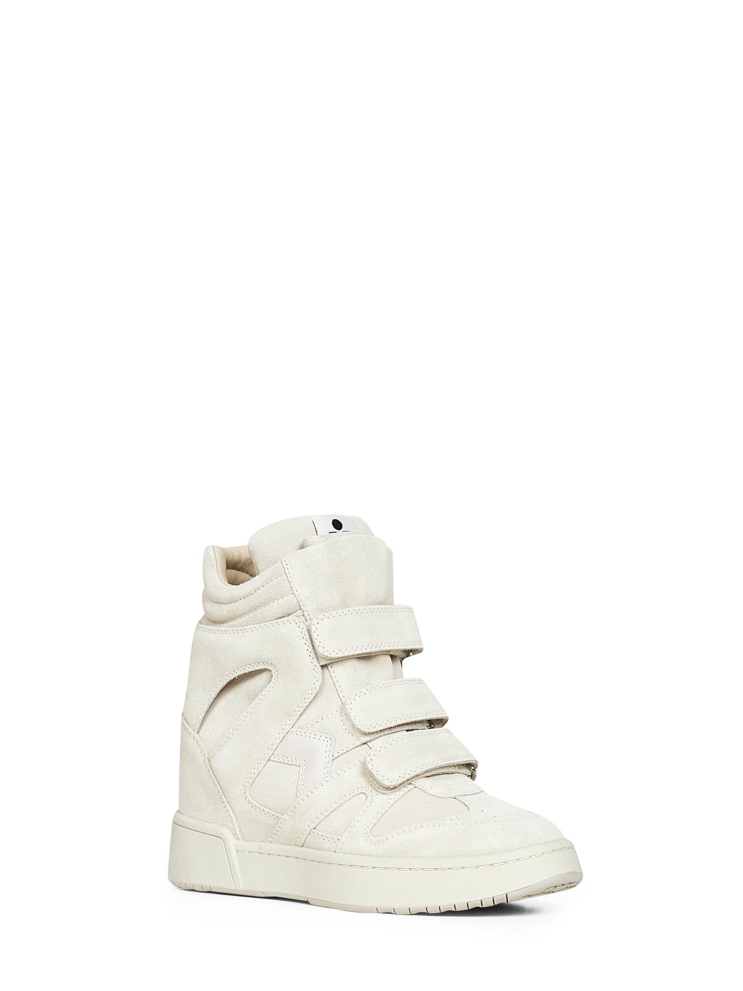Isabel Marant Women Ecru Suede Im3 High-Top Sneakers ISABEL MARANT