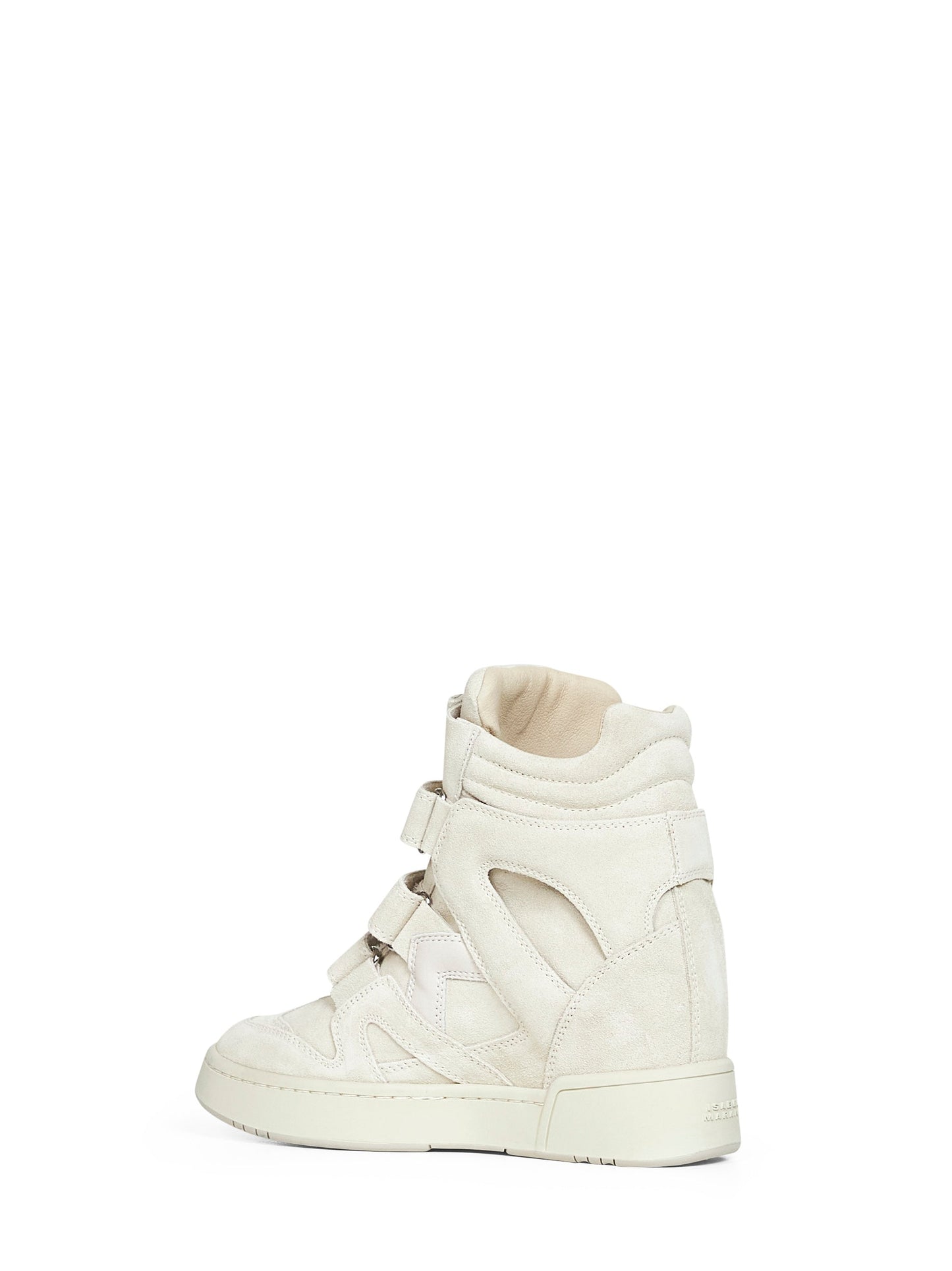 Isabel Marant Women Ecru Suede Im3 High-Top Sneakers ISABEL MARANT