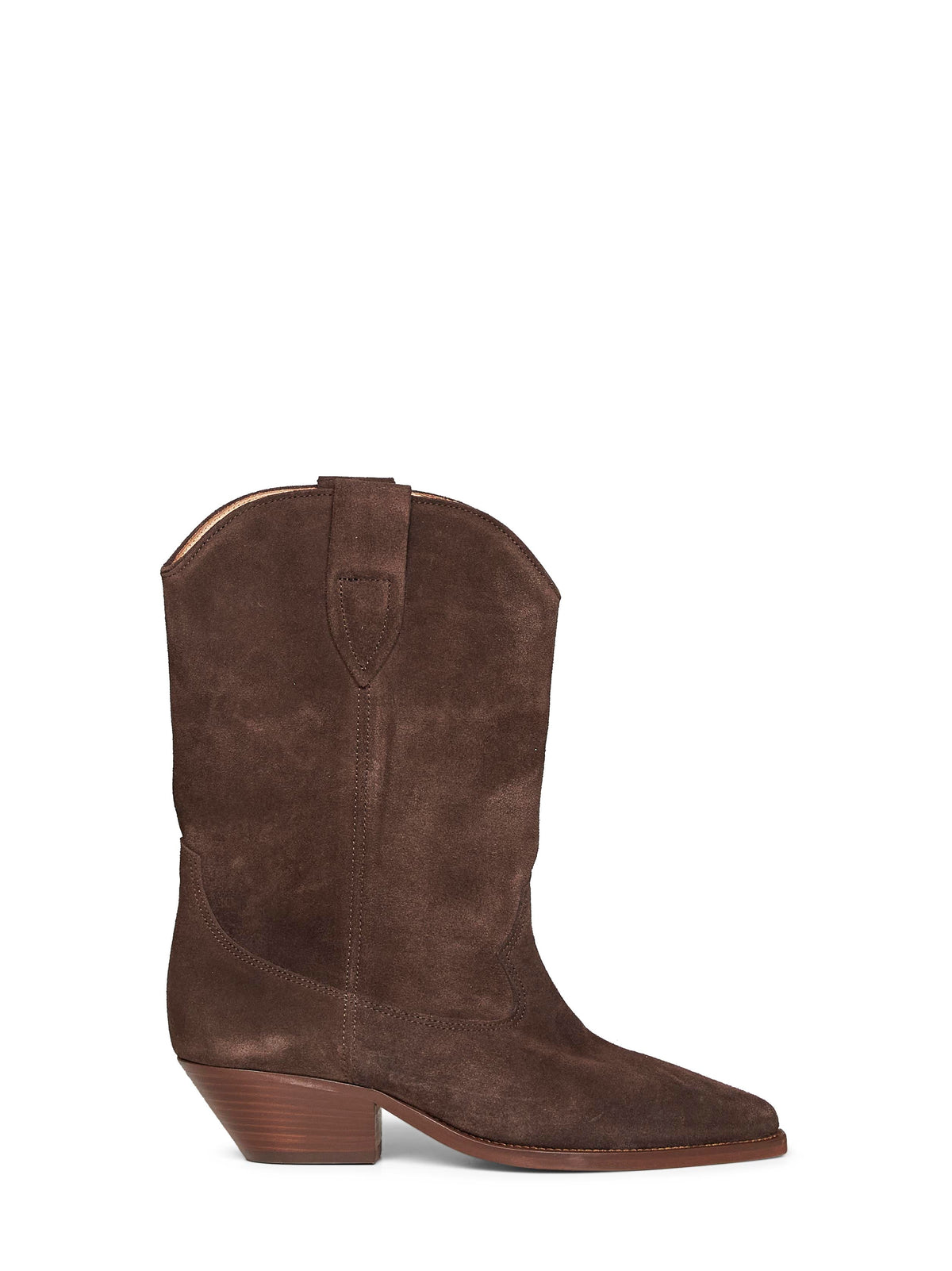 Isabel Marant Women Chocolate Suede Duerto Western Boots ISABEL MARANT