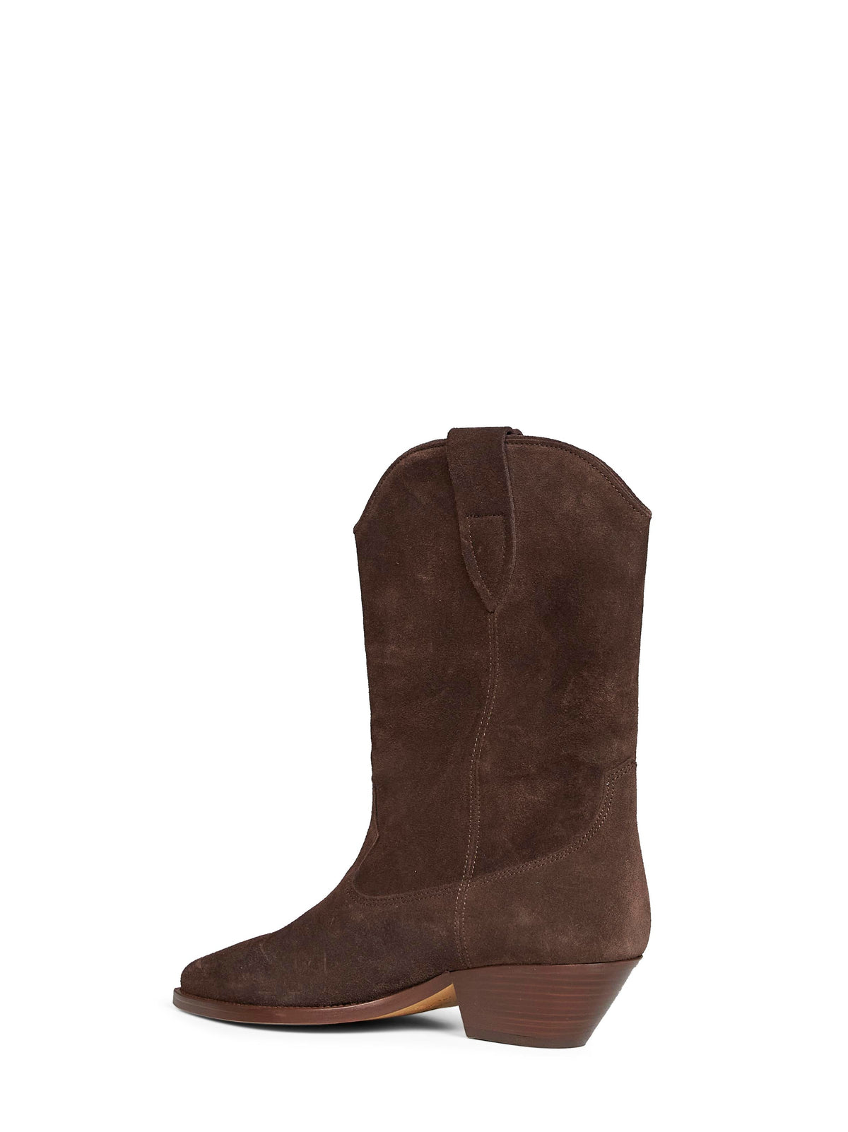 Isabel Marant Women Chocolate Suede Duerto Western Boots ISABEL MARANT
