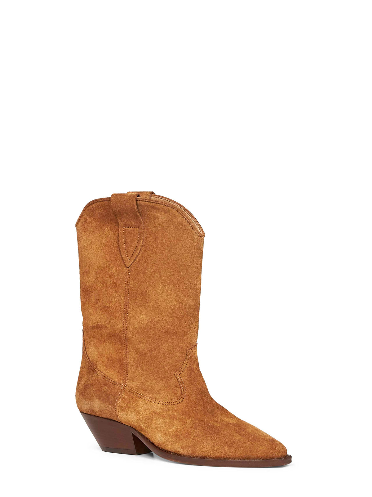 Isabel Marant Women Cognac Suede Duerto Western Boots ISABEL MARANT