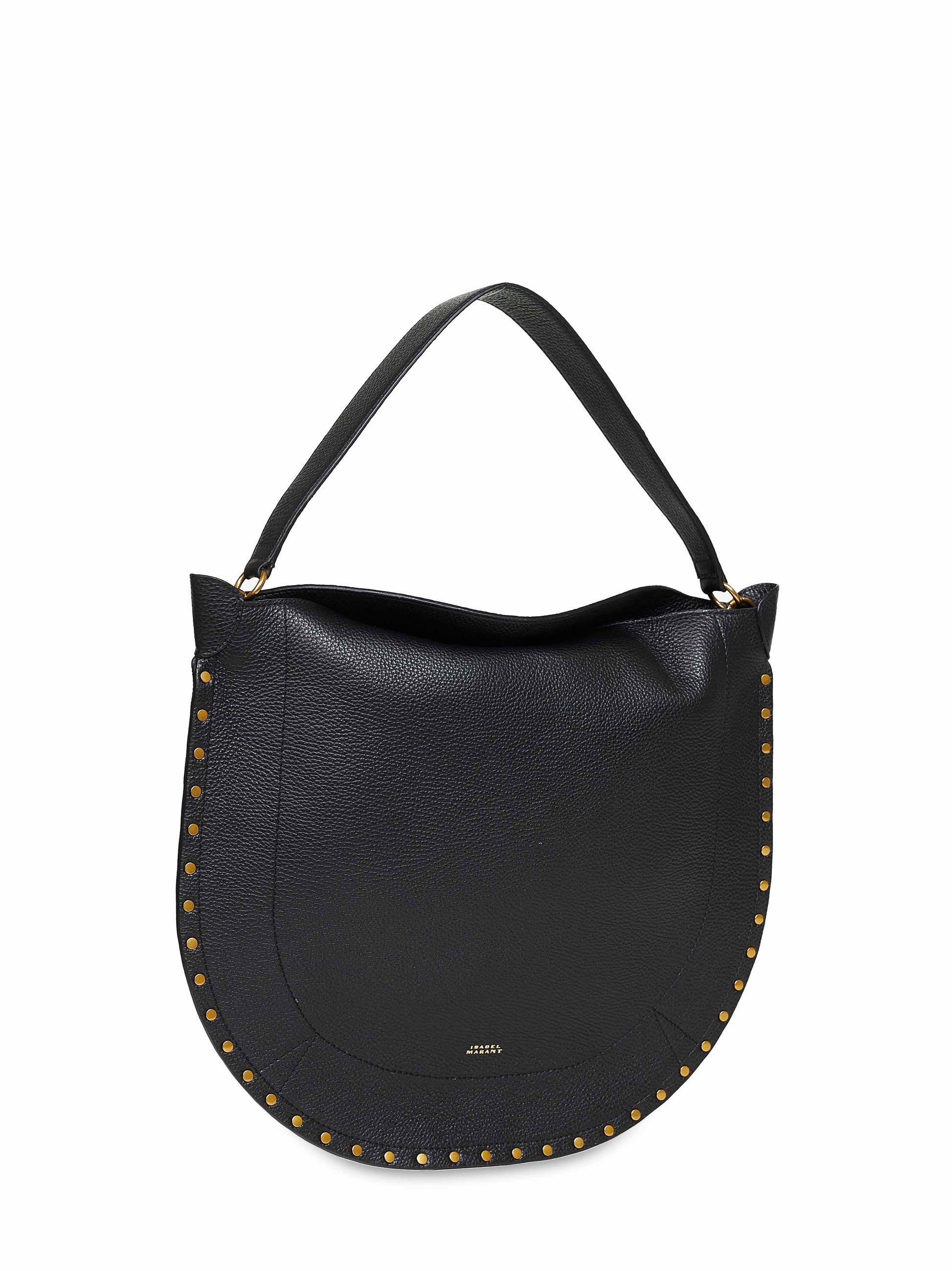 Isabel Marant Women Black Oskan Hobo Soft Shoulder Bag ISABEL MARANT
