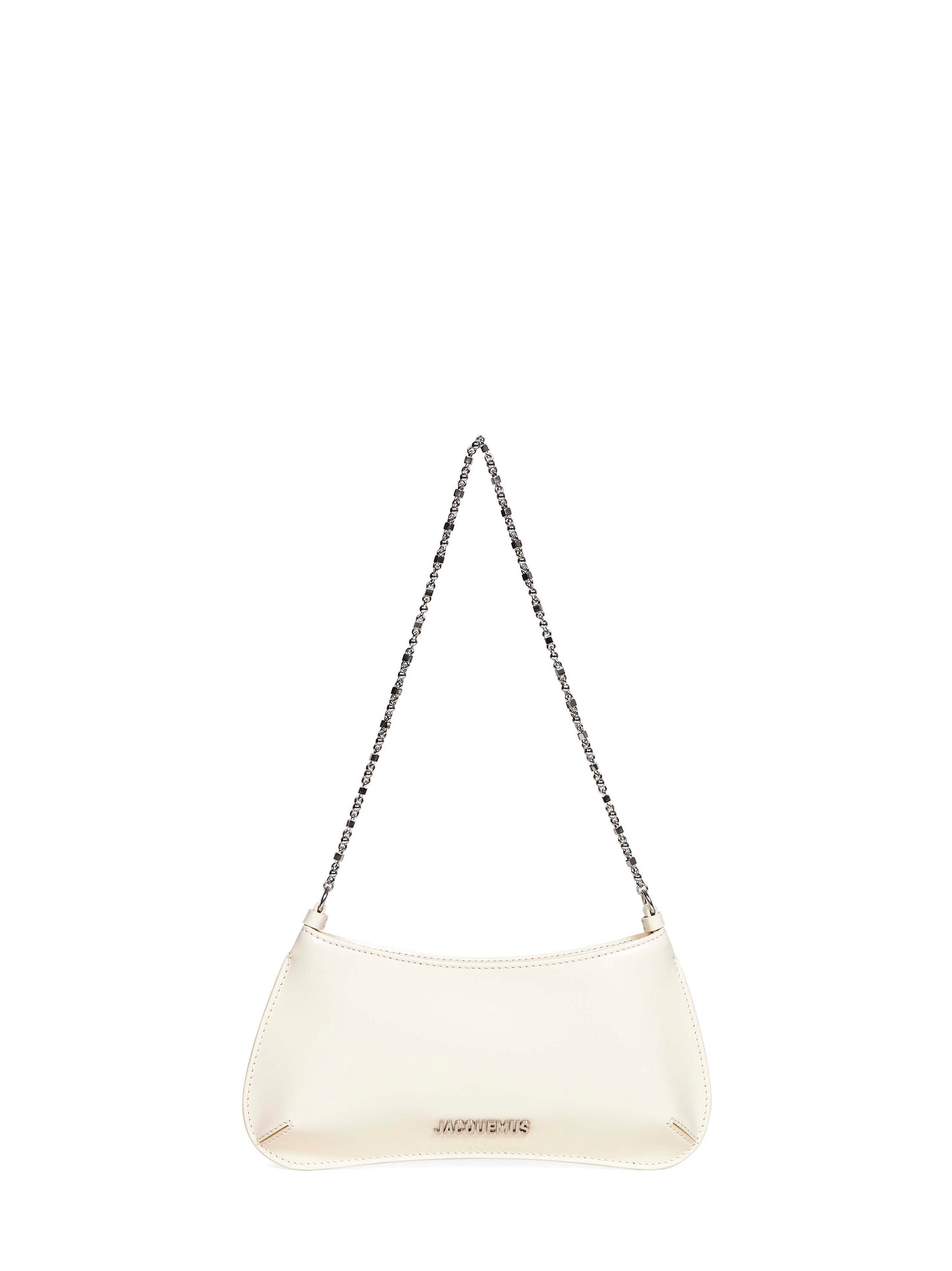 Jacquemus Women Light Ivory The Small Bisou Chaine Shoulder Bag JACQUEMUS