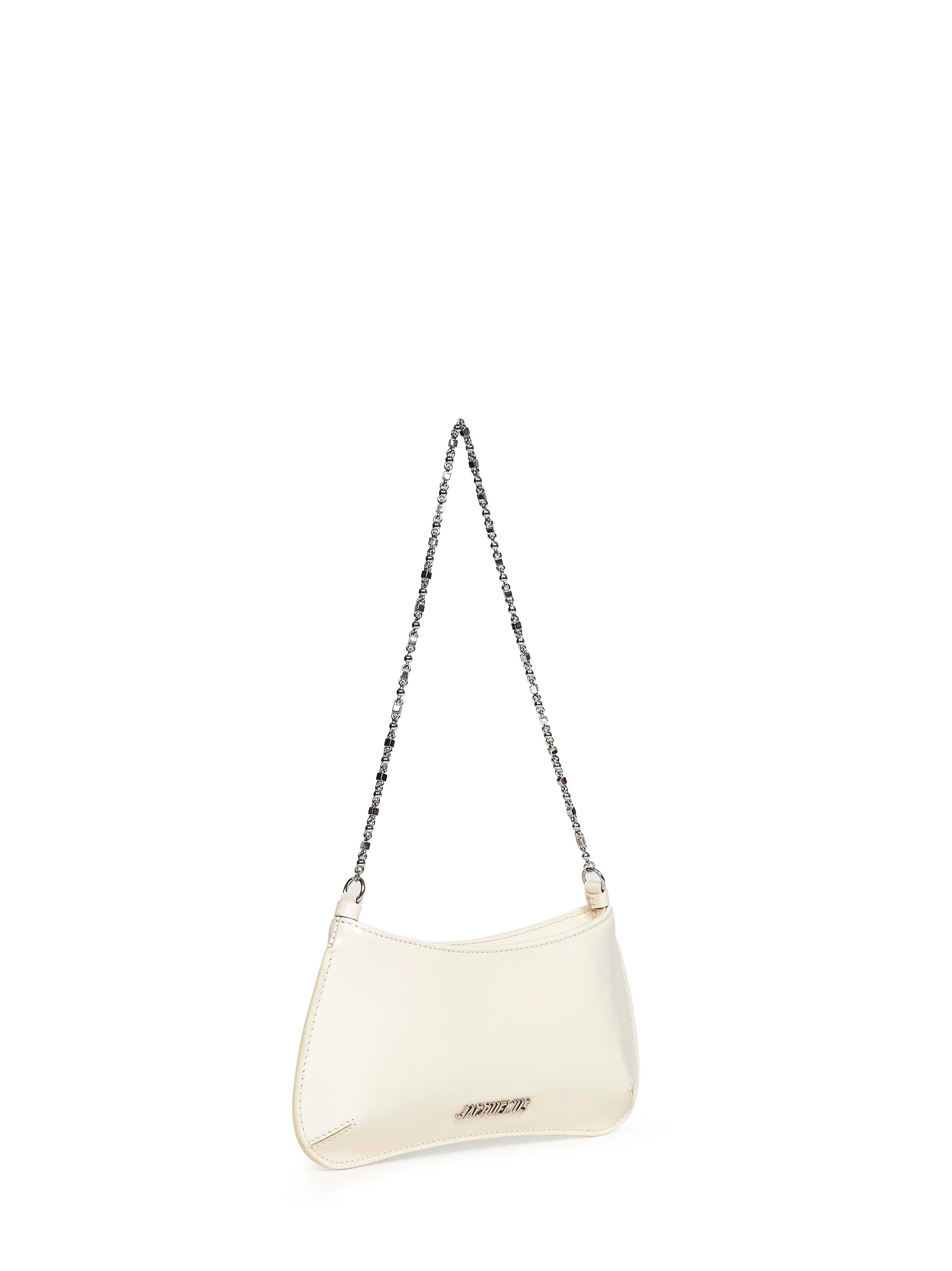 Jacquemus Women Light Ivory The Small Bisou Chaine Shoulder Bag JACQUEMUS