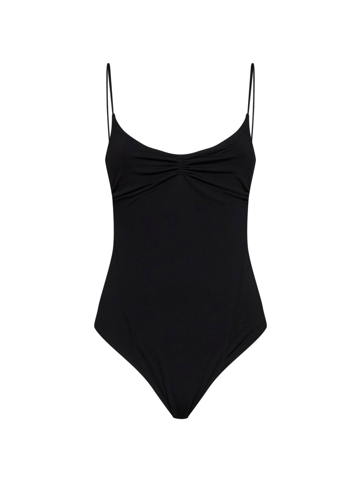 Jacquemus Women Black Stretch Jersey The Pina Second-Skin Bodysuit JACQUEMUS