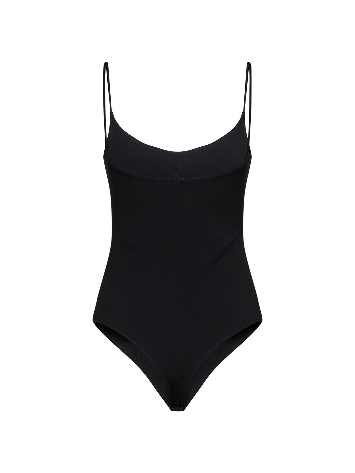 Jacquemus Women Black Stretch Jersey The Pina Second-Skin Bodysuit JACQUEMUS