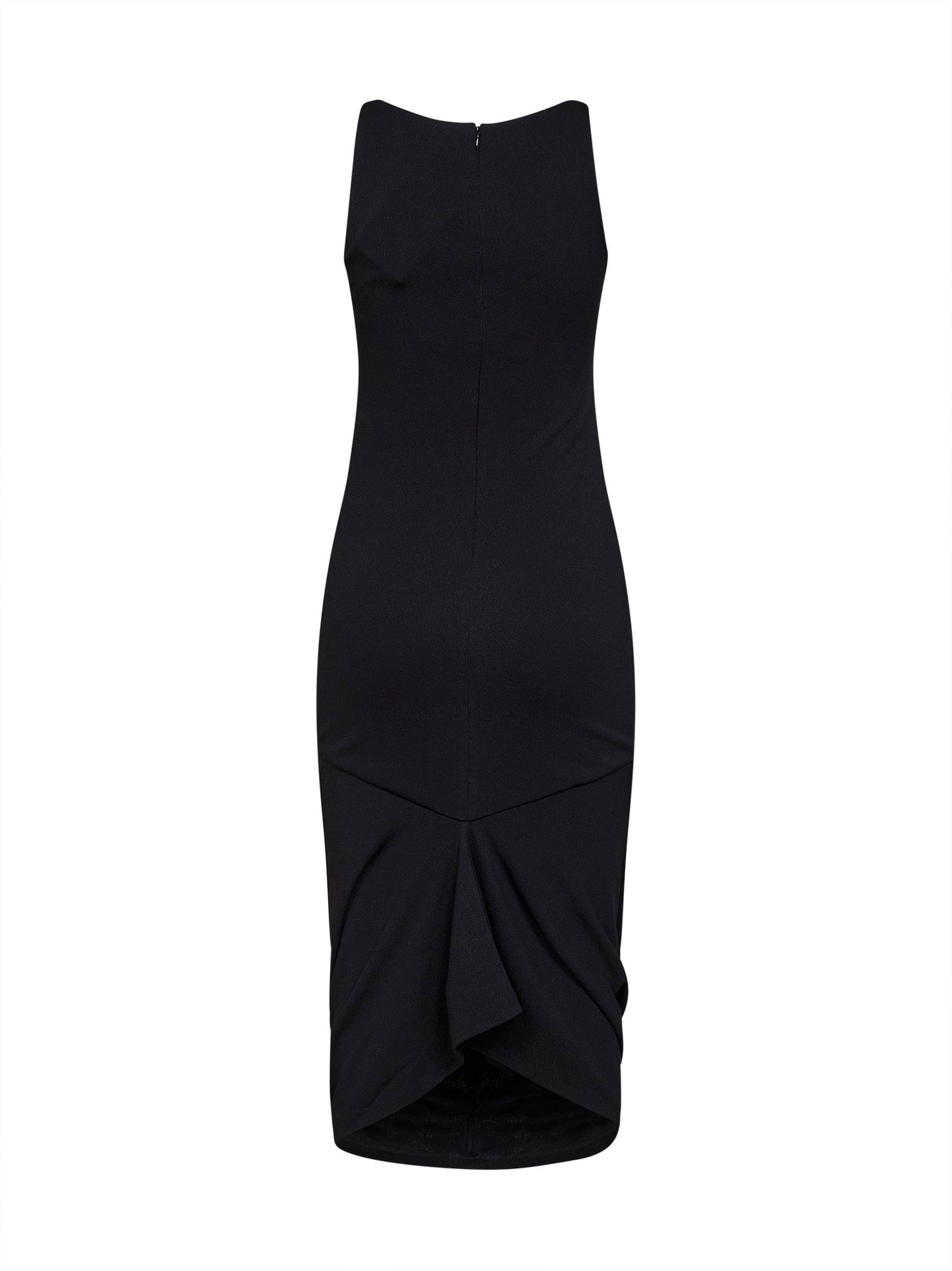 Jacquemus Women Black The Regata Draped-Effect Midi Dress JACQUEMUS