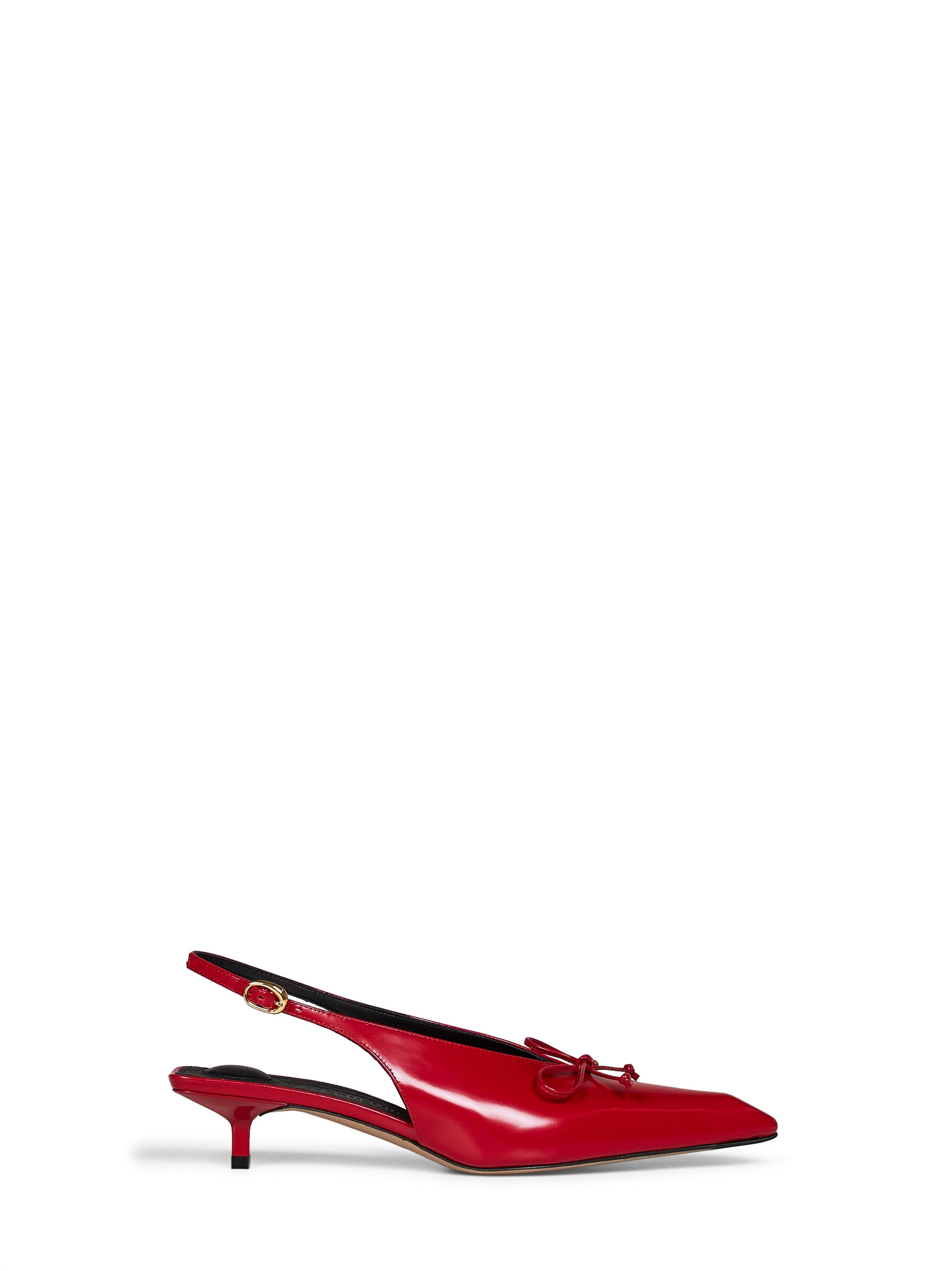 Jacquemus Women Red The Low Cubisto Slingback Pumps JACQUEMUS