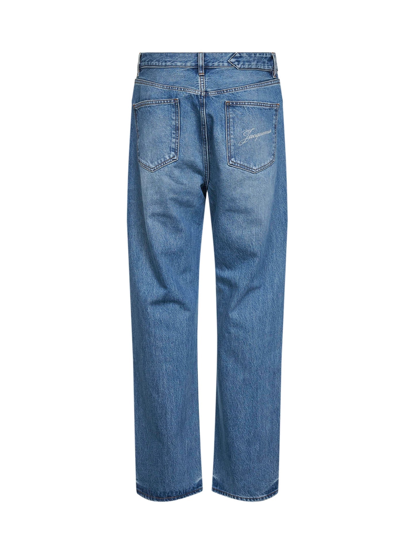 Jacquemus Men Blue The Straight De-Nîmes Denim Jeans<Br/> JACQUEMUS