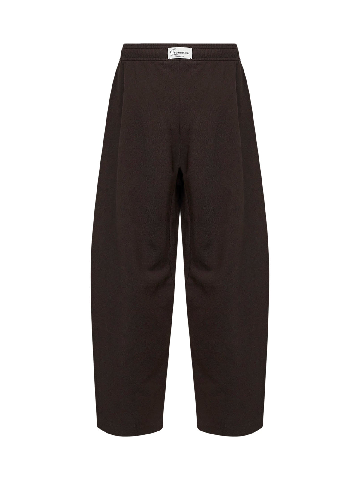 Jacquemus Men Dark Brown Mélange Fleece The Corso Joggers JACQUEMUS