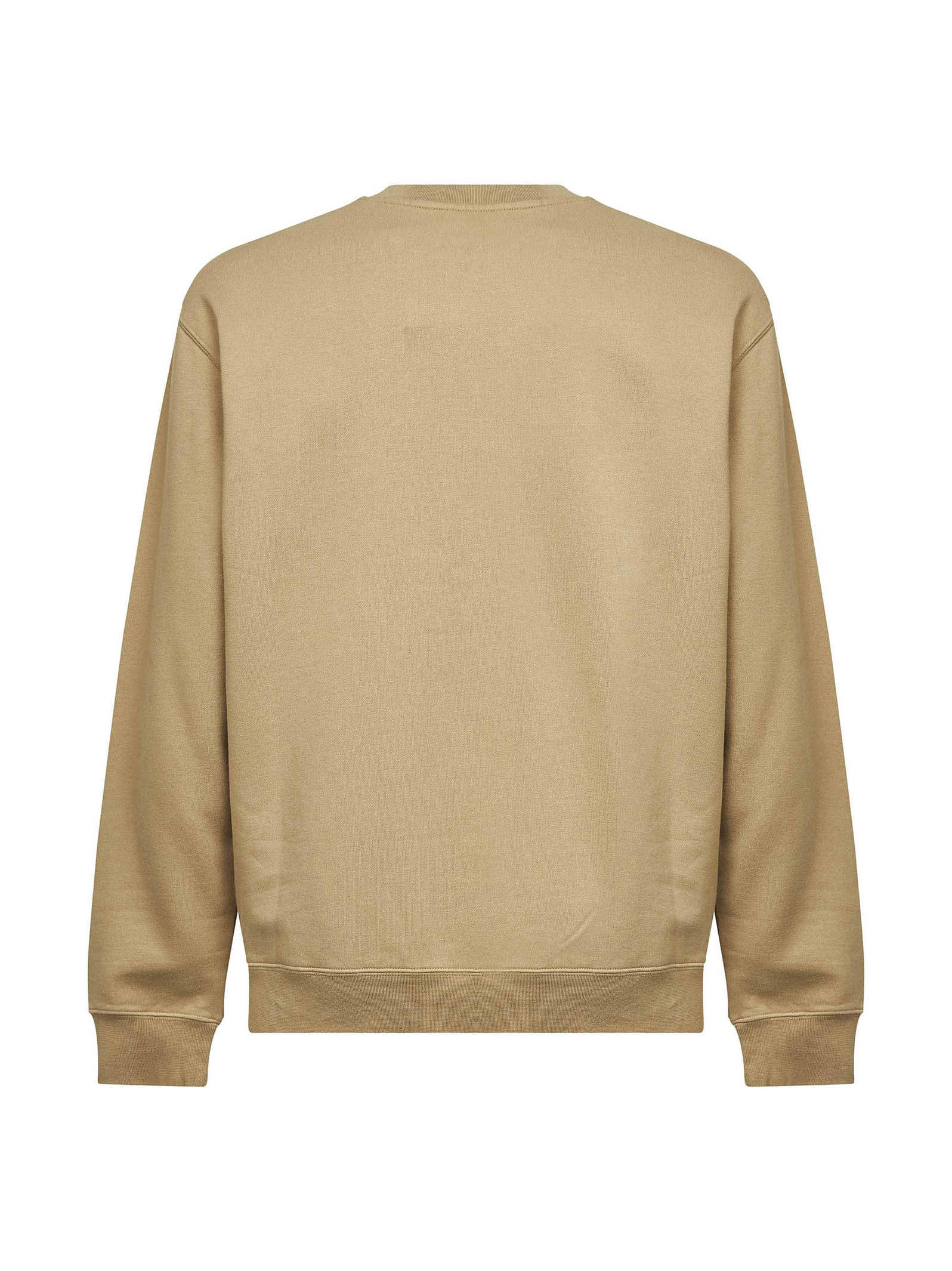 Jacquemus Men Dark Beige Organic Cotton Fleece The Gros Grain Sweatshirt JACQUEMUS