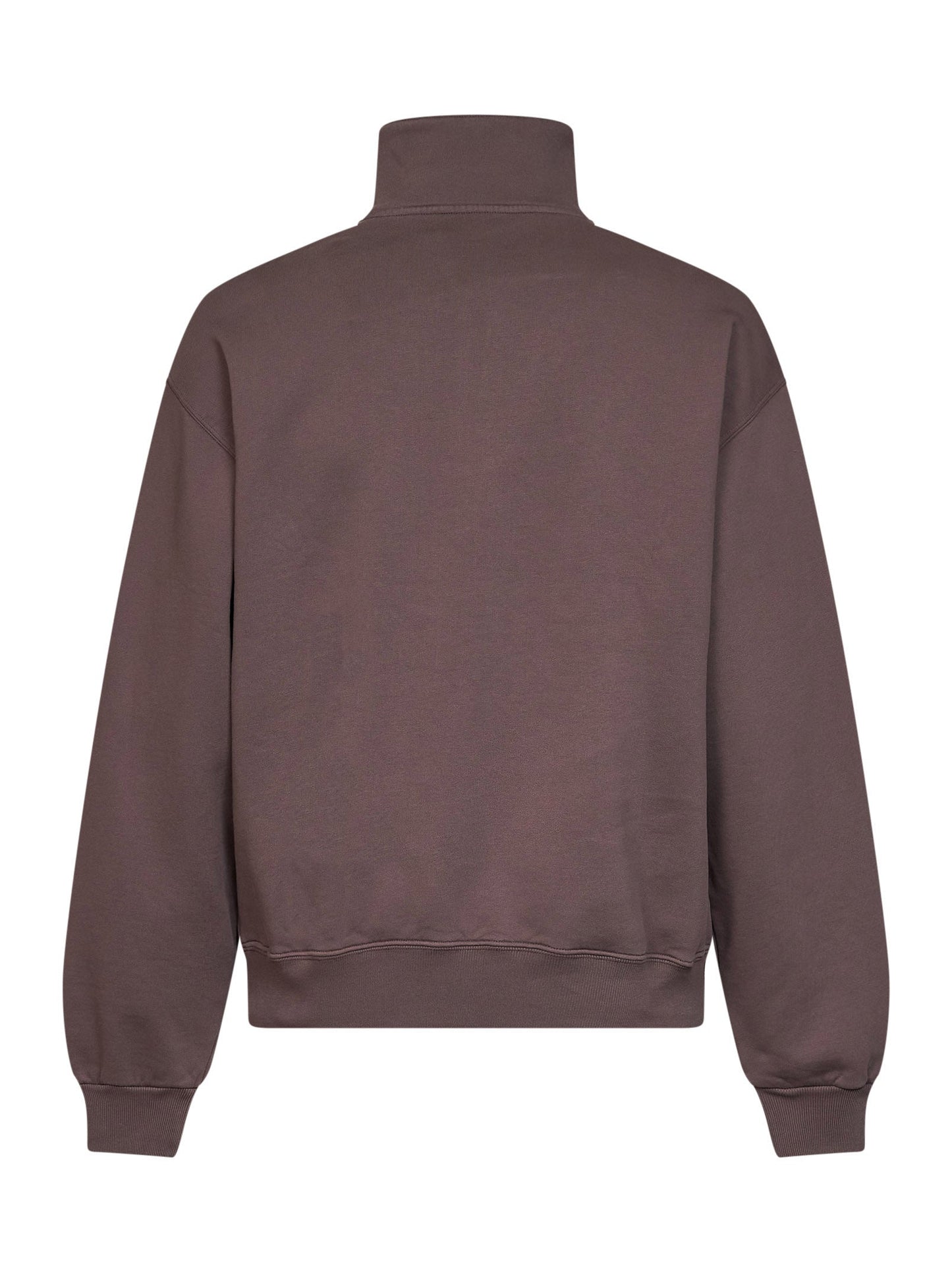 Jacquemus Men Brown The Gros Grain Zipped-Rollneck Sweatshirt JACQUEMUS