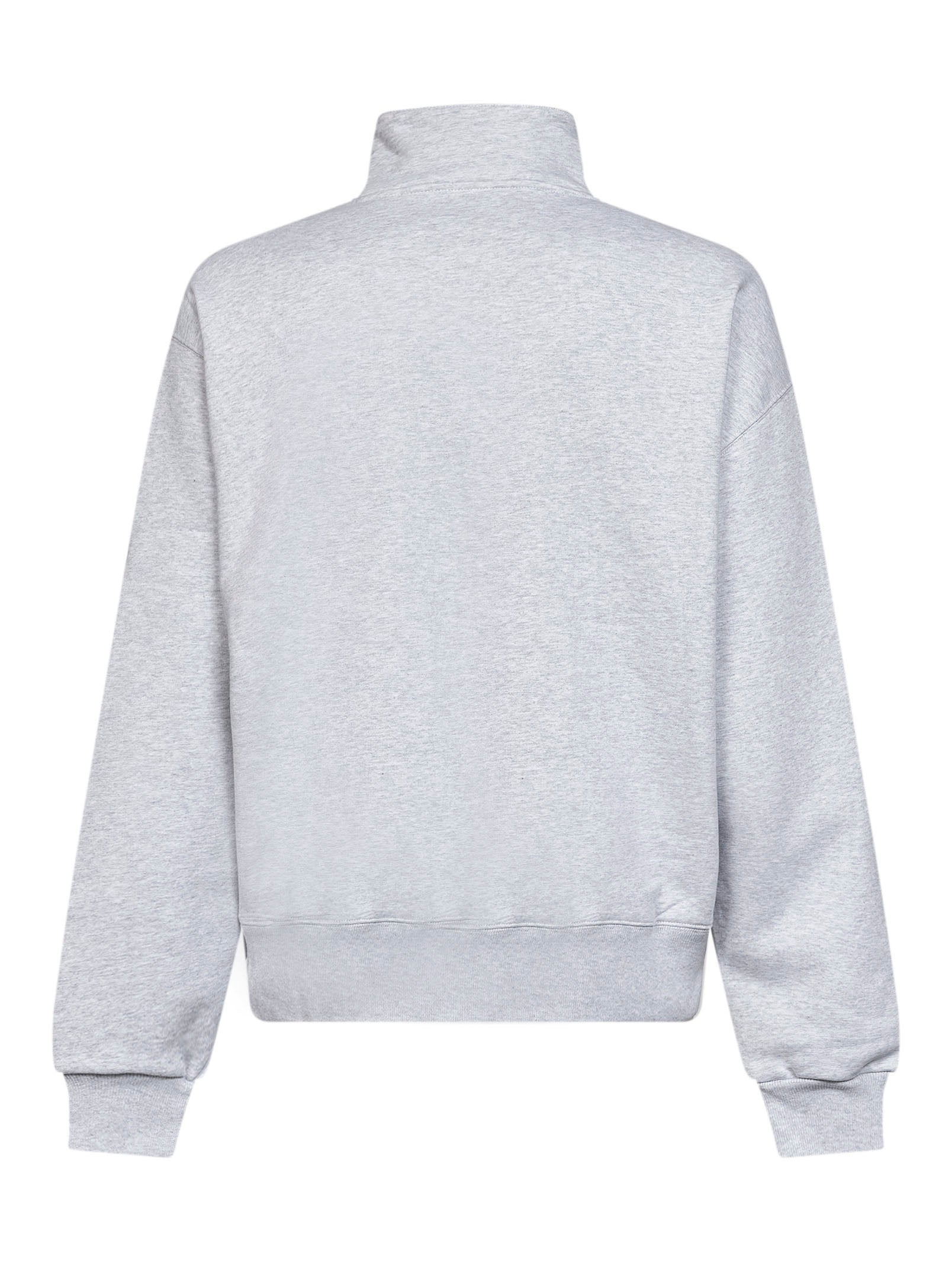 Jacquemus Men Grey The Gros Grain Zipped-Rollneck Sweatshirt JACQUEMUS