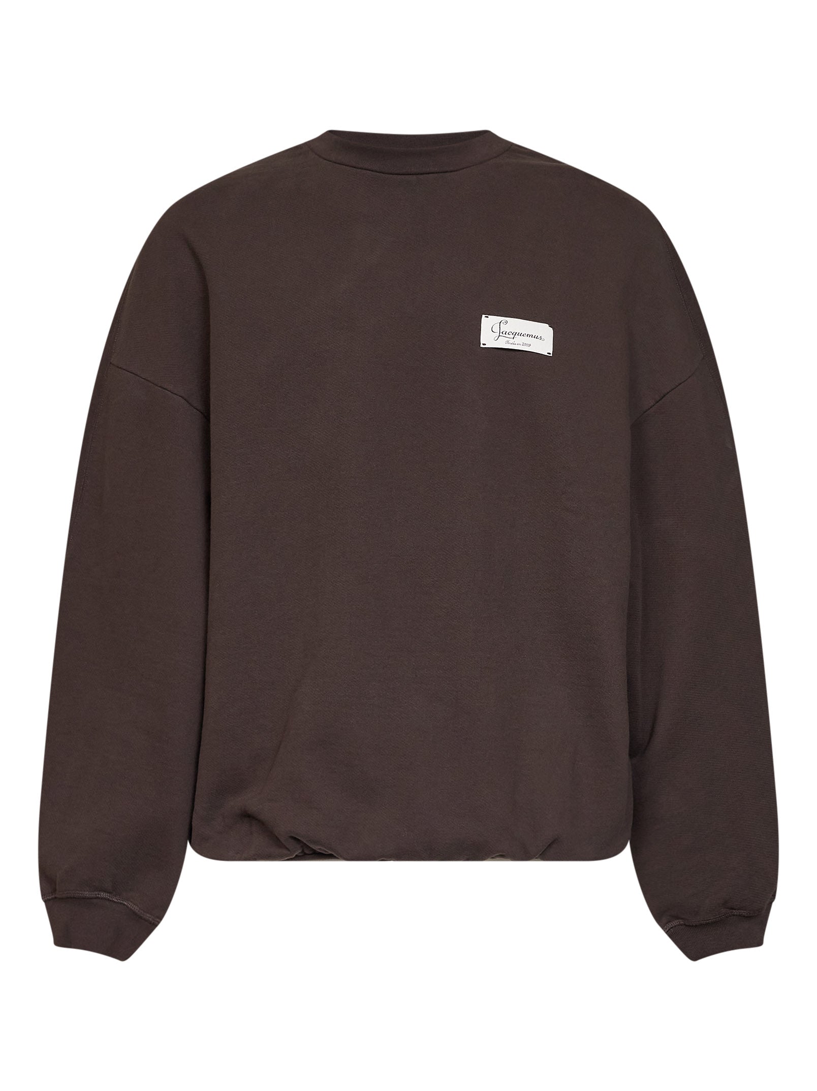 Jacquemus Men Brown Cotton The Montaigne Crewneck Sweatshirt JACQUEMUS