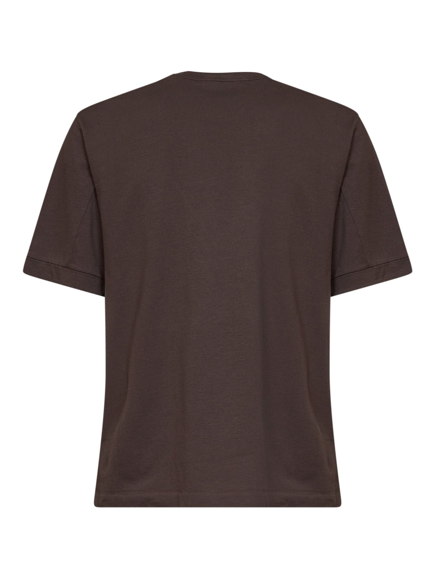 Jacquemus Men Dark Brown Cotton Piqué The Montaigne T-Shirt <Br/> JACQUEMUS
