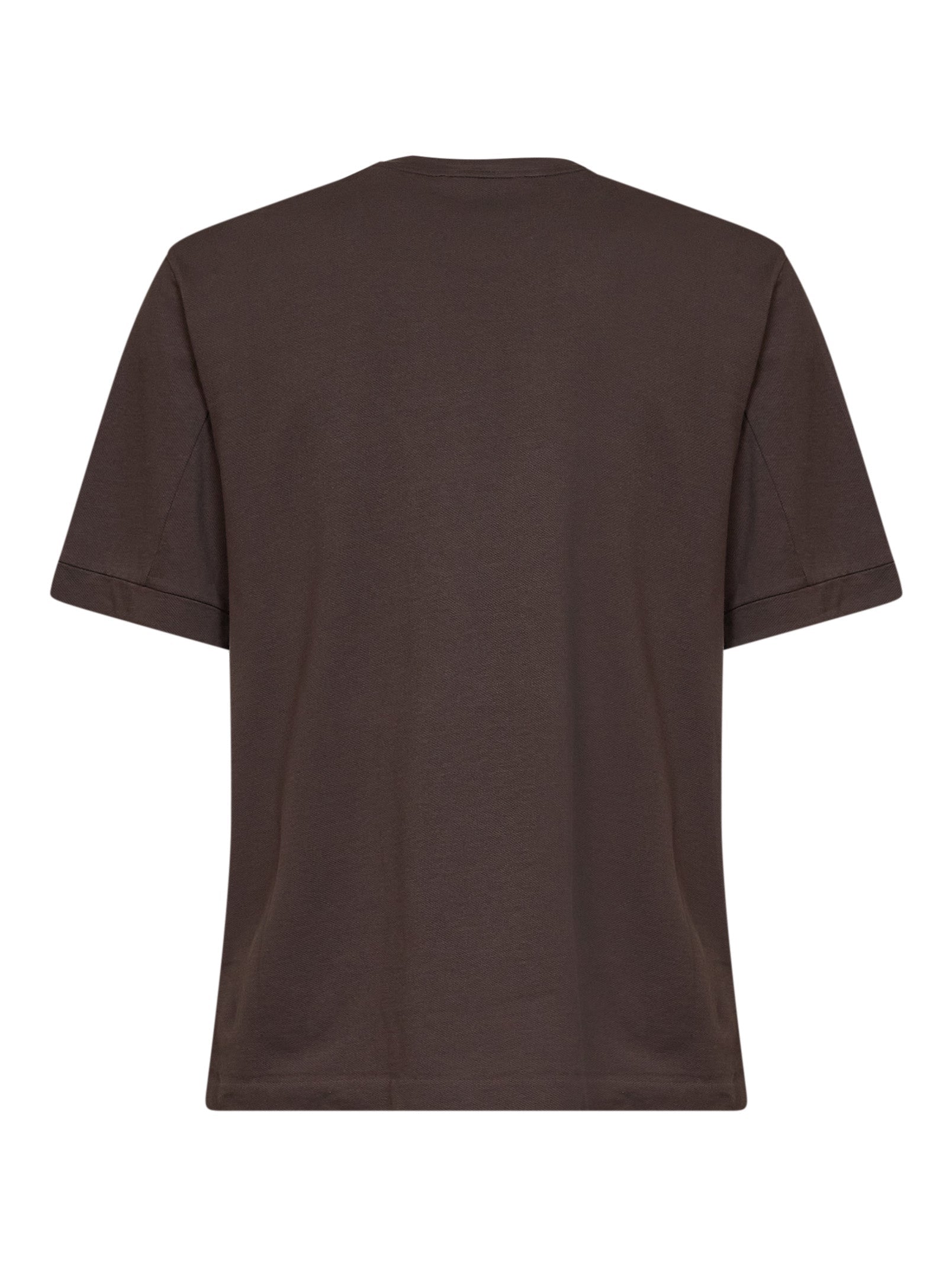 Jacquemus Men Dark Brown Cotton Piqué The Montaigne T-Shirt <Br/> JACQUEMUS