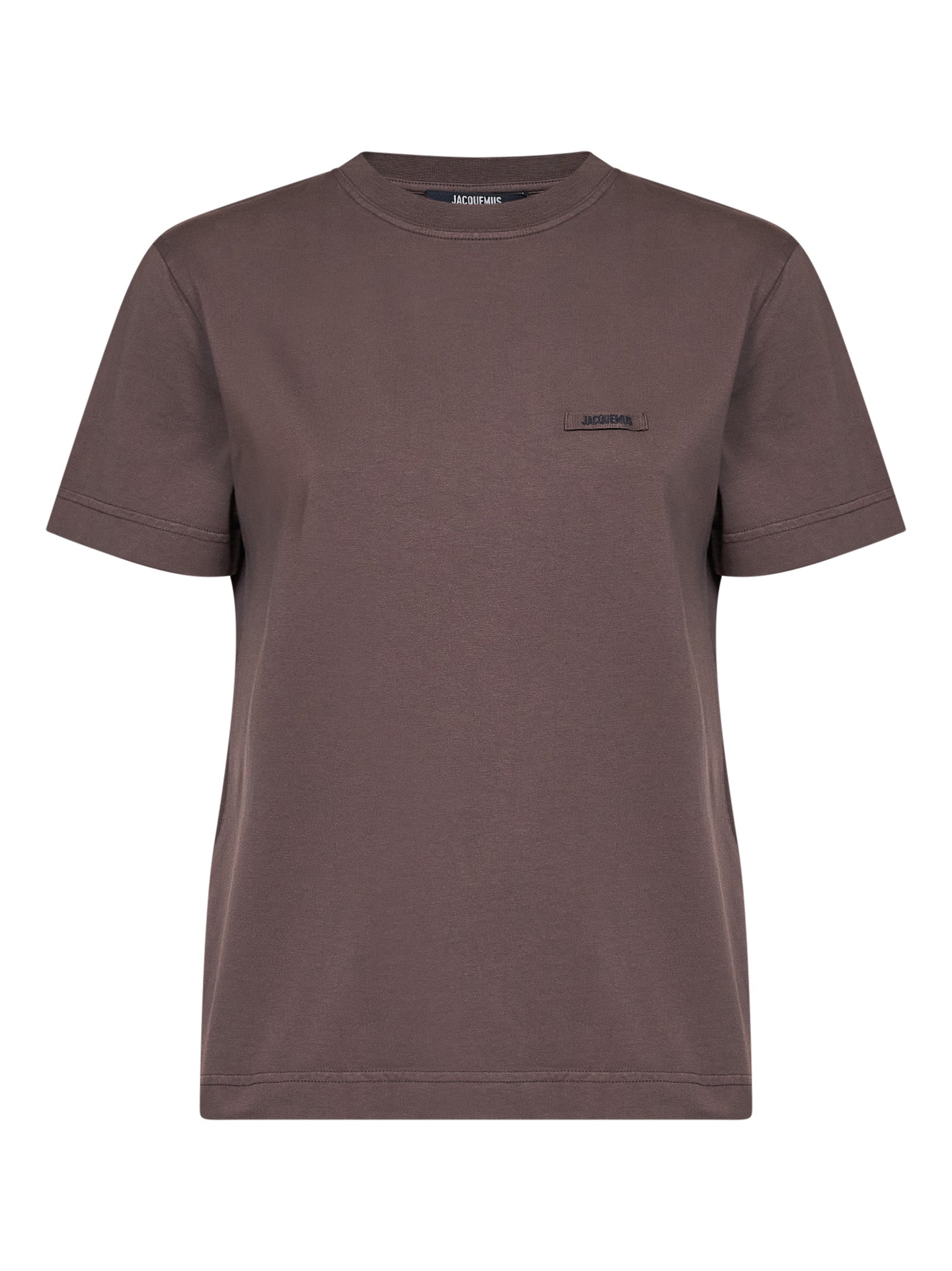 Jacquemus Women Brown The Gros Grain Short-Sleeve T-Shirt JACQUEMUS