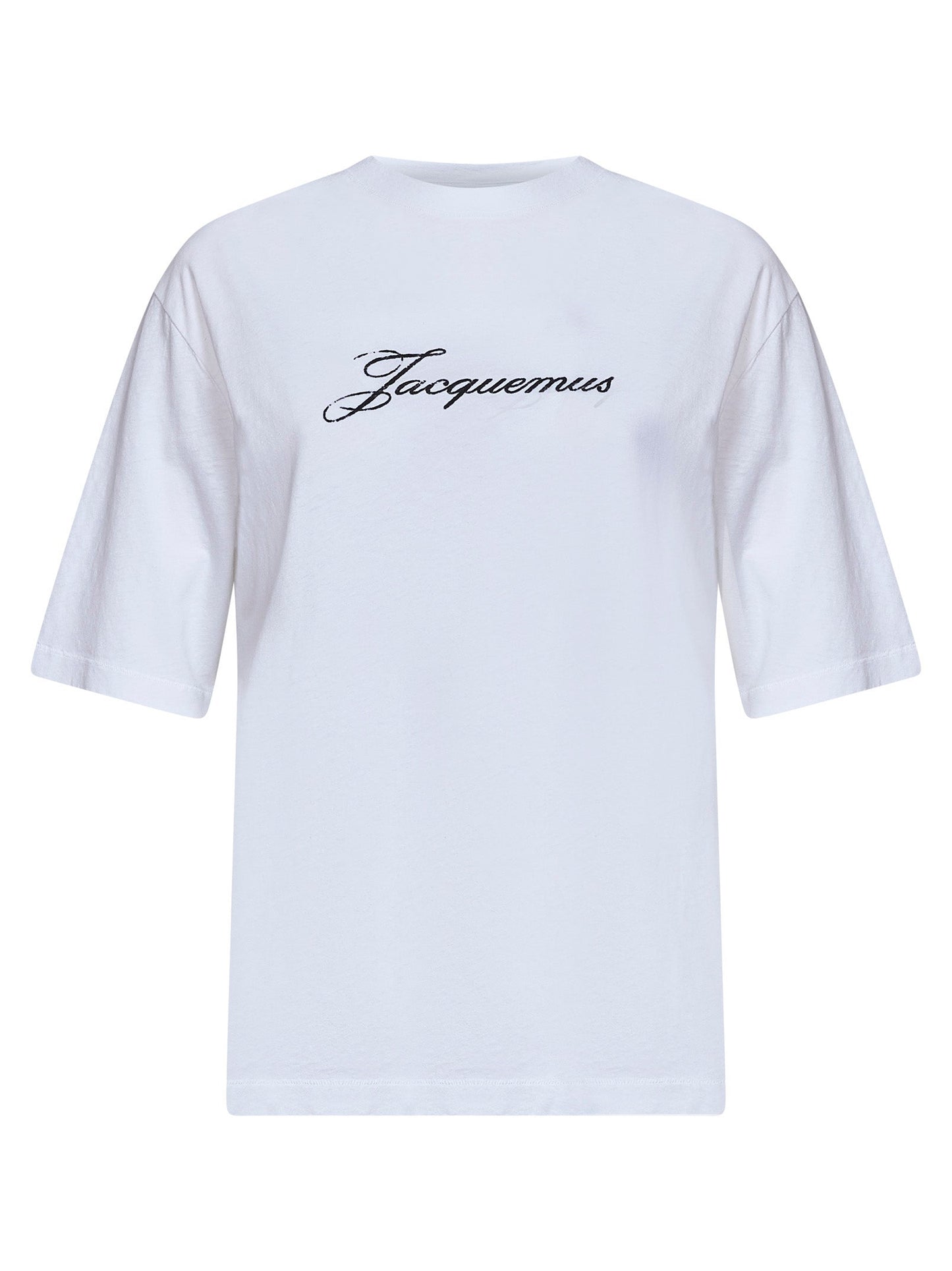 Jacquemus Women White Jersey The Jacquemus Logo-Printed T-Shirt JACQUEMUS