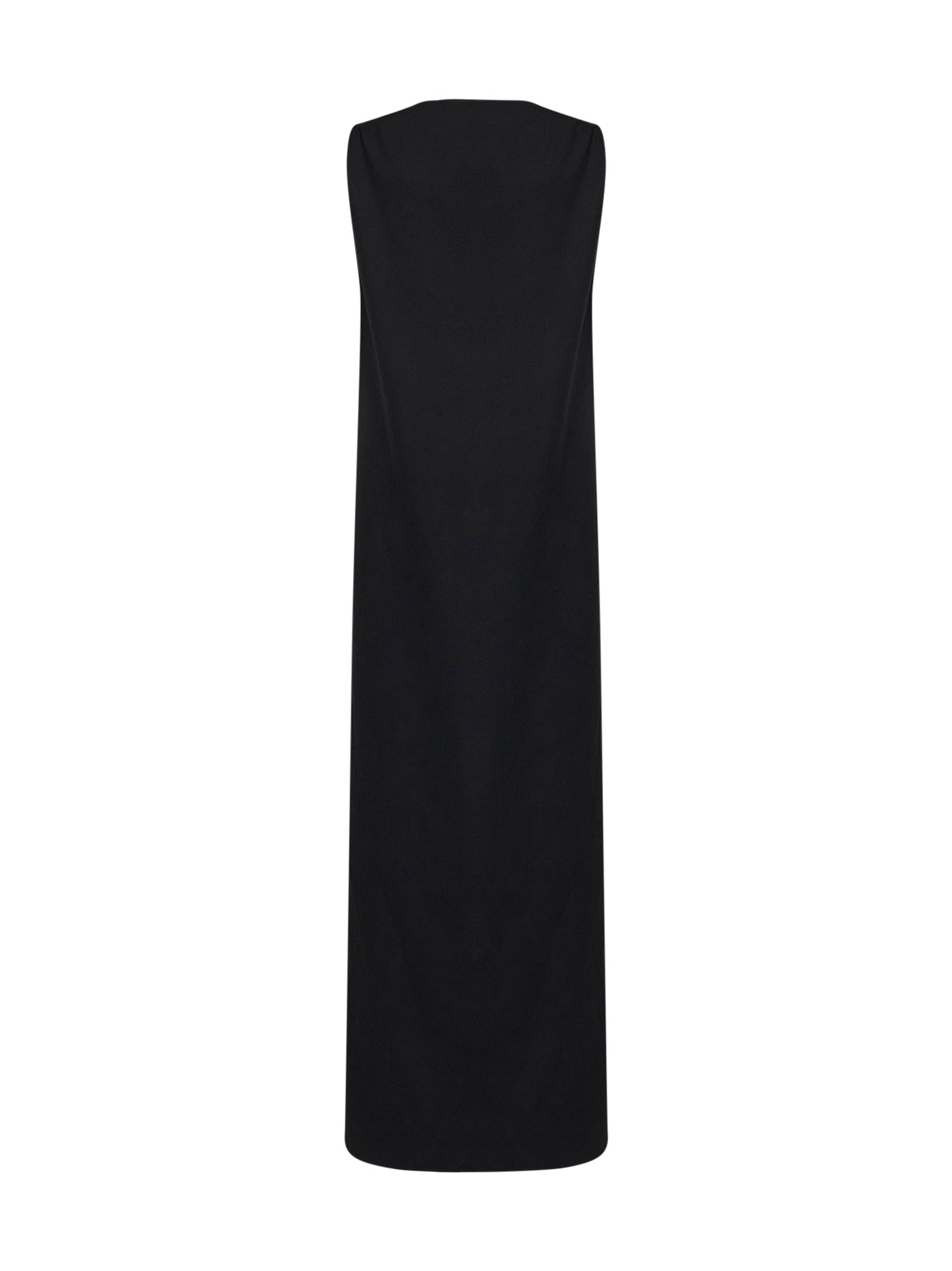 Jil Sander Women Black Virgin Wool Asymmetric Top JIL SANDER