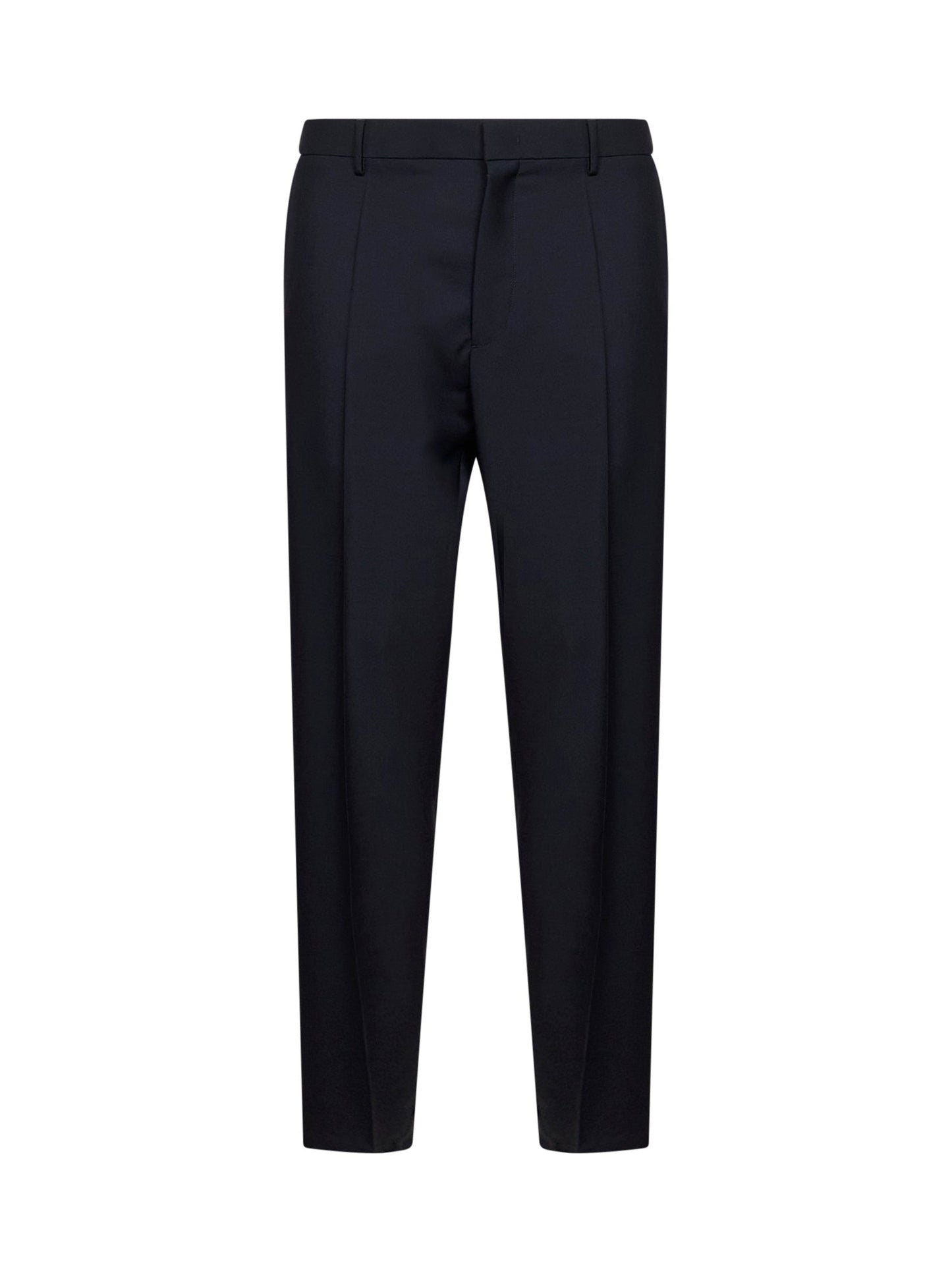 Jil Sander Men Dark Blue Wool And Mohair Tapered Trousers JIL SANDER