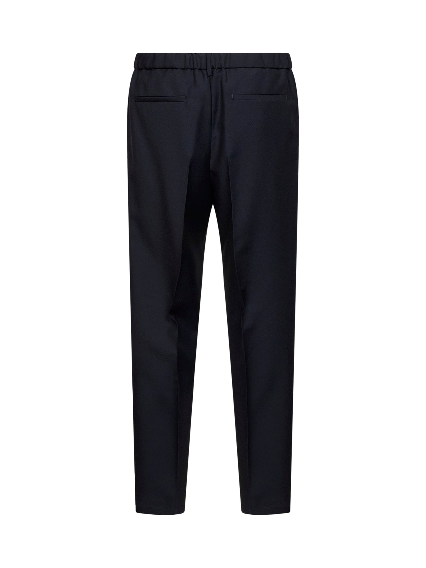 Jil Sander Men Dark Blue Wool And Mohair Tapered Trousers JIL SANDER
