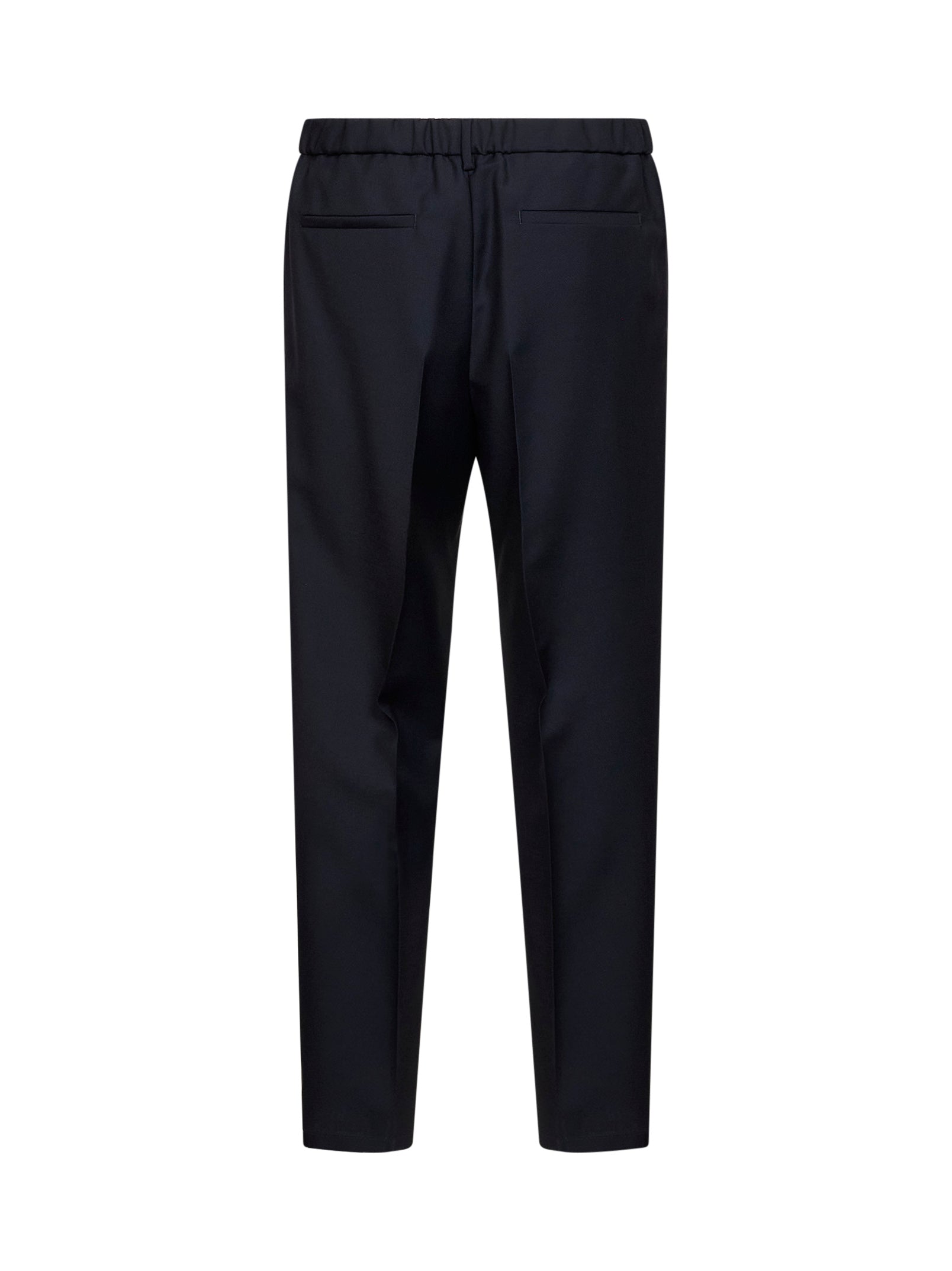 Jil Sander Men Dark Blue Wool And Mohair Tapered Trousers JIL SANDER