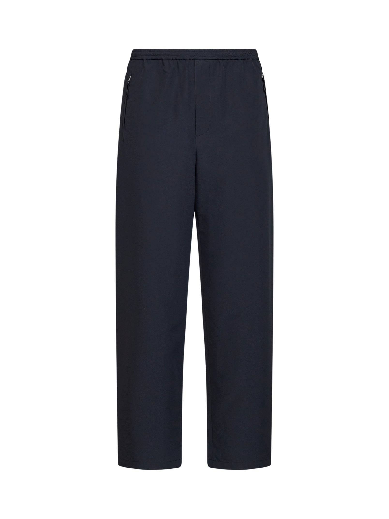 Jil Sander Men Black Waterproof Recycled Polyester Jogger Trousers JIL SANDER