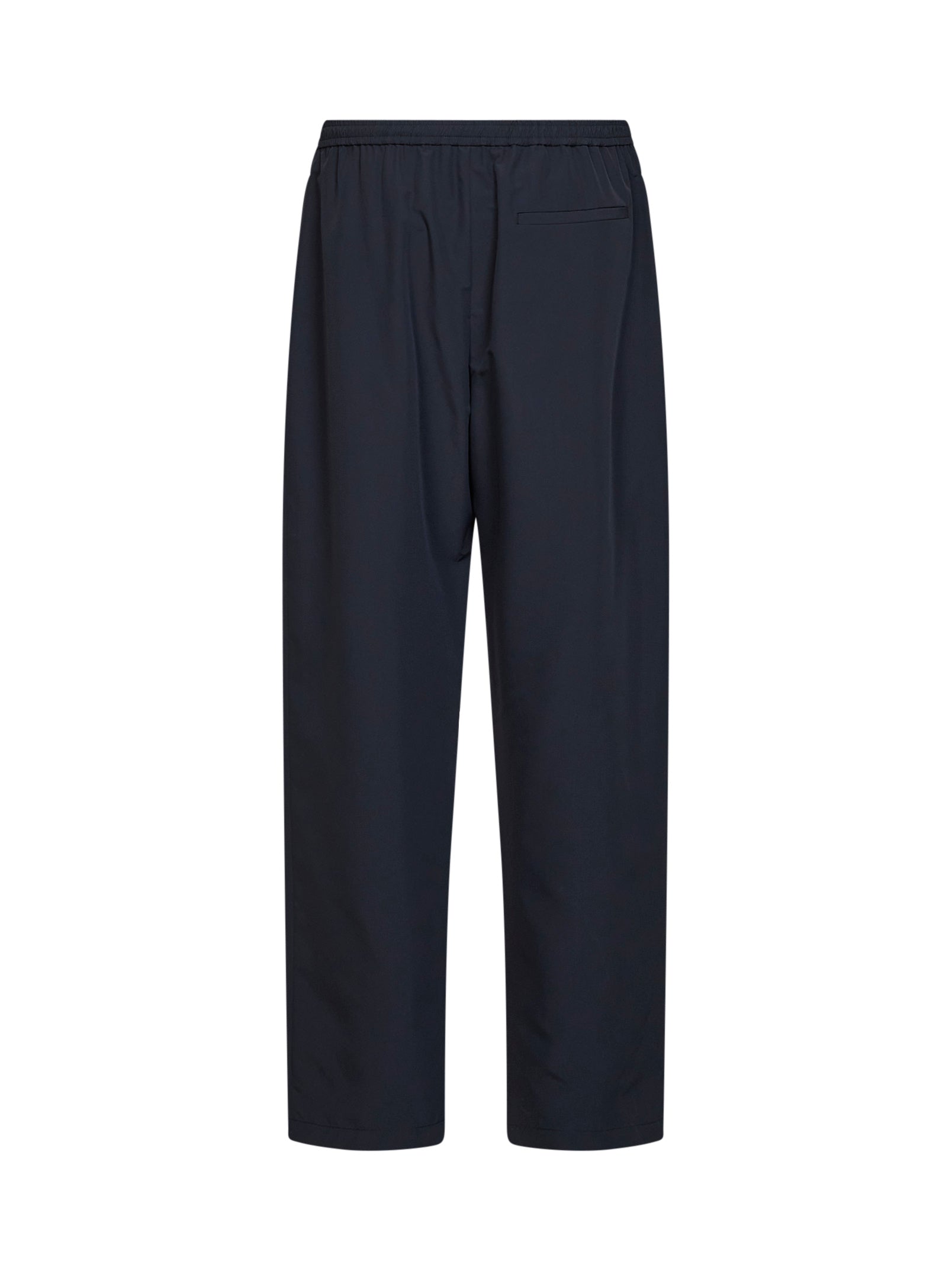Jil Sander Men Black Waterproof Recycled Polyester Jogger Trousers JIL SANDER