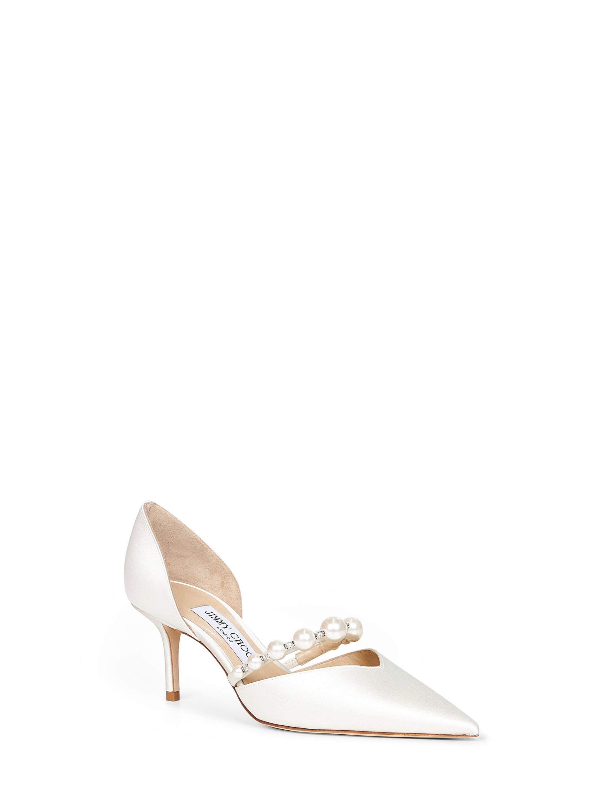 Jimmy Choo Women Ivory Satin Aurelie 65 Pumps JIMMY CHOO