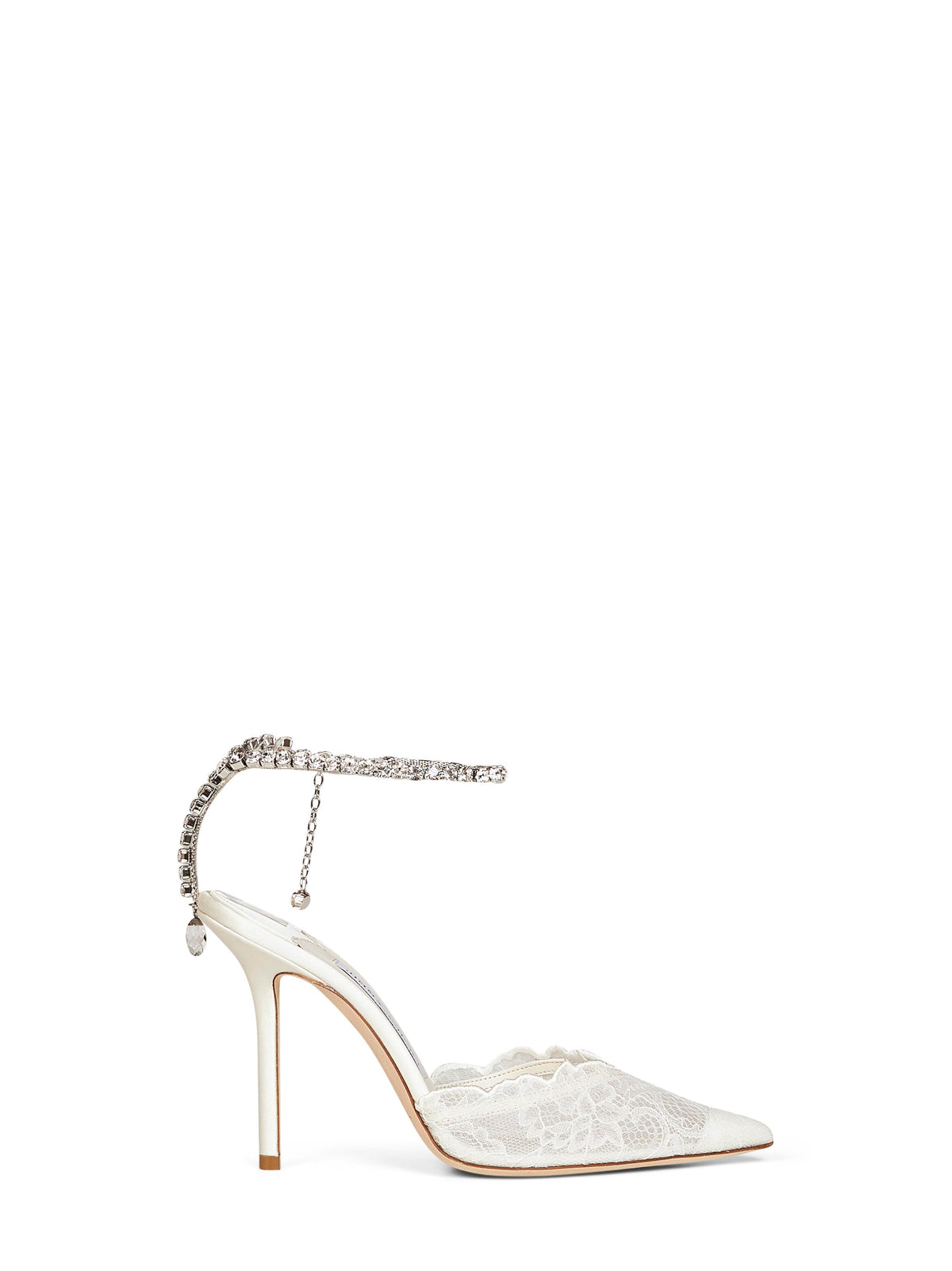Jimmy Choo Women Ivory Lace Saeda 100 Pumps JIMMY CHOO