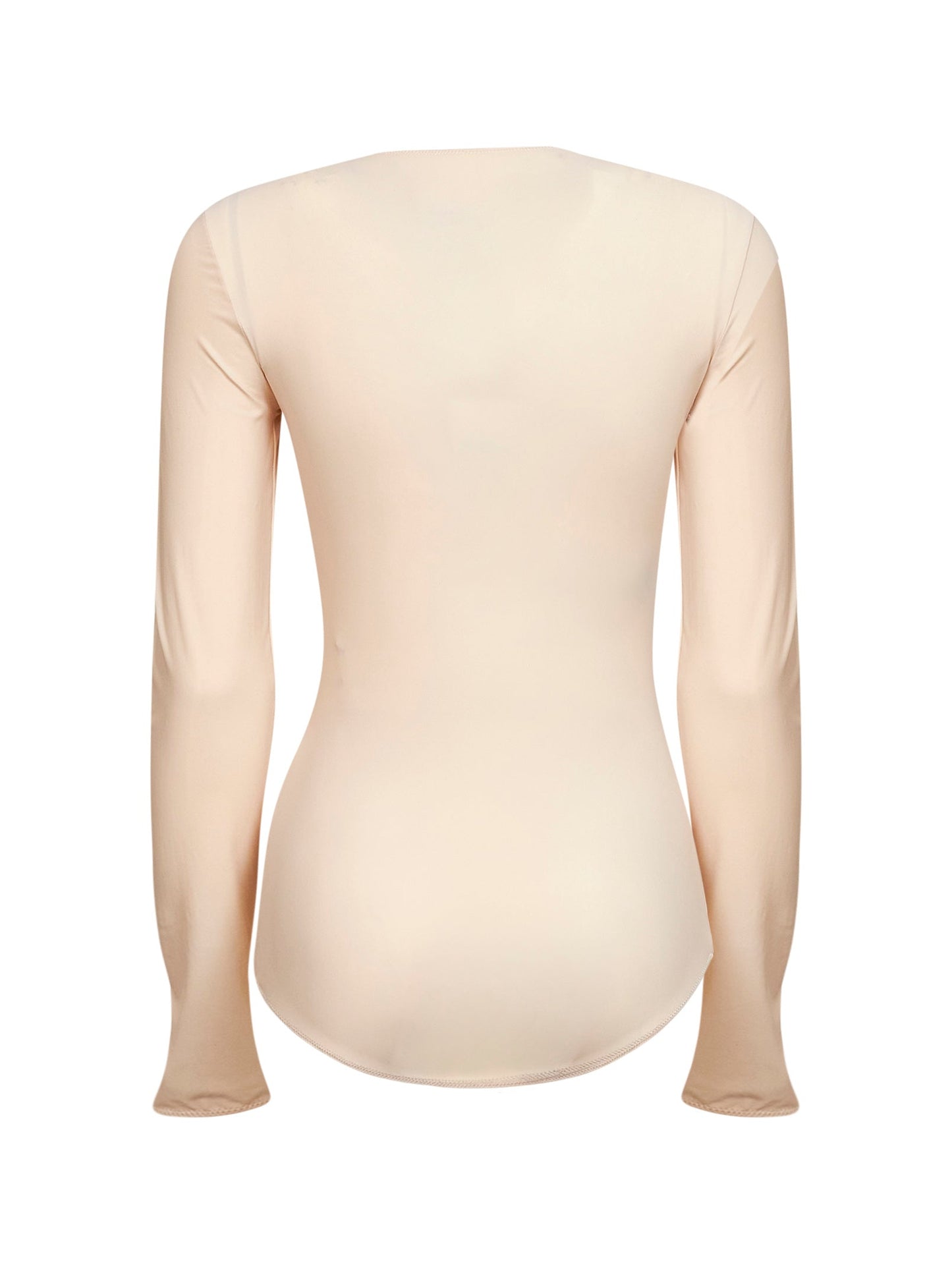 Maison Margiela Women Almond Technical Jersey Bodysuit MAISON MARGIELA